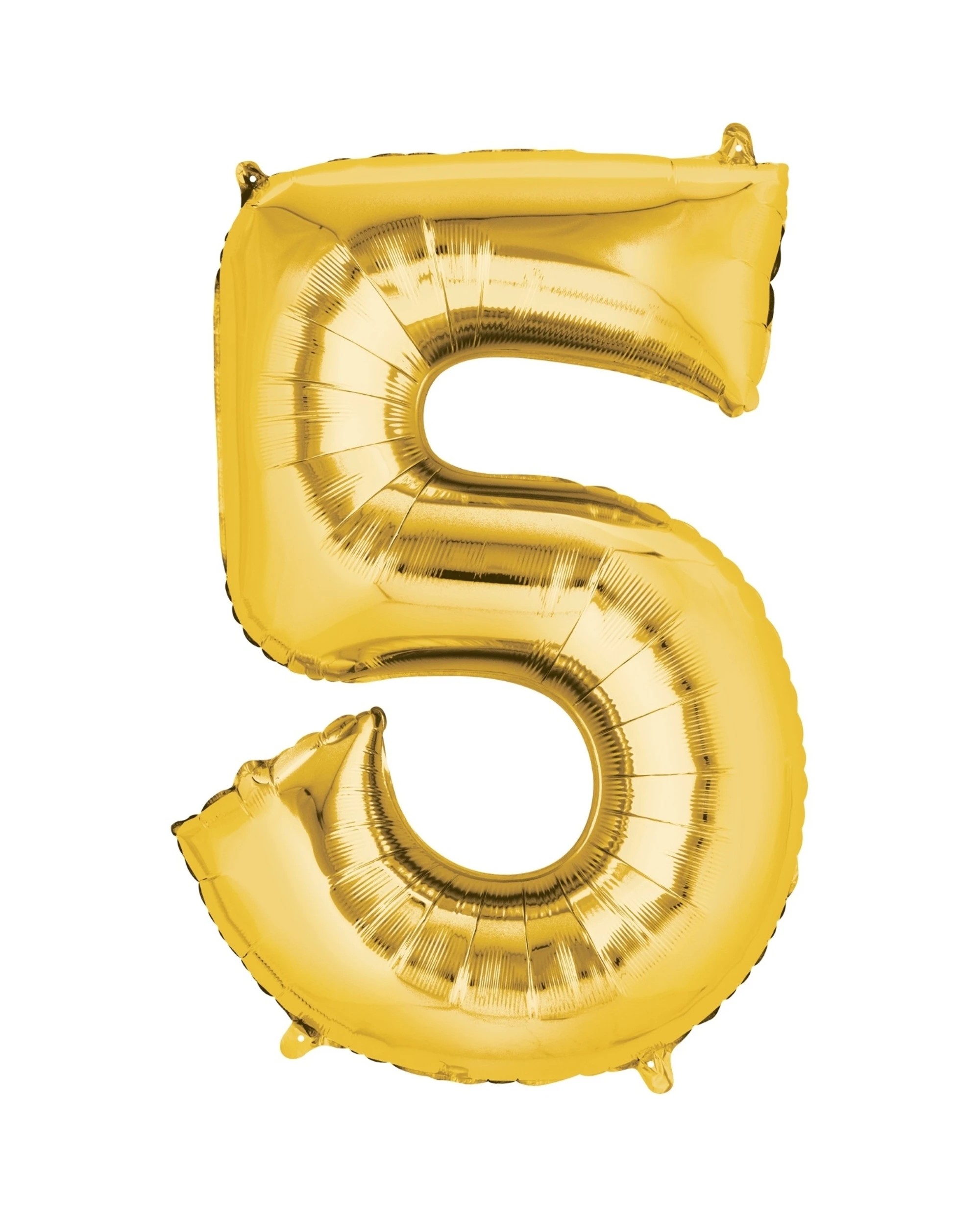 1 Meteor Foil 5 Balloon 86cm - Gold, 1 of 1