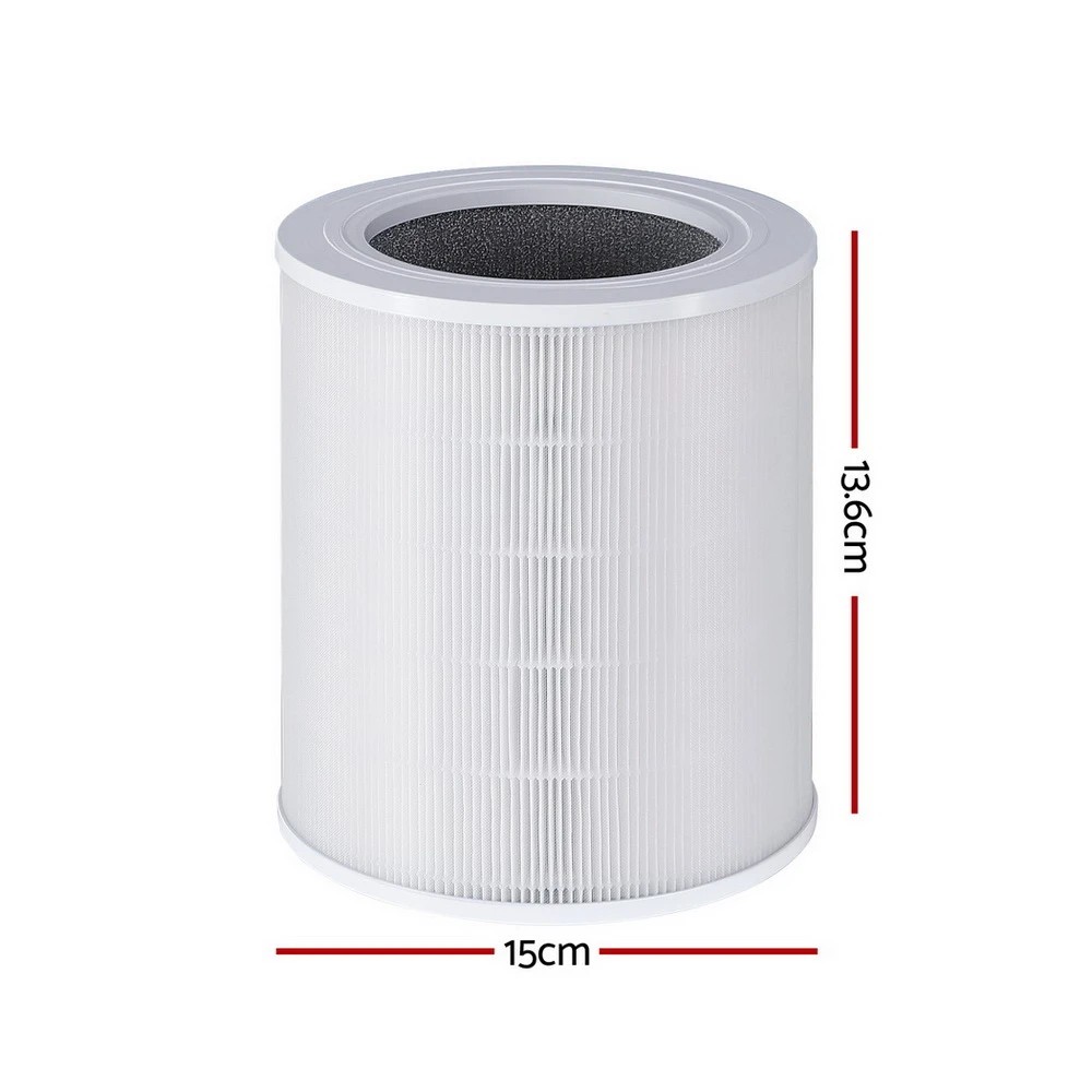 2 Devanti Air Purifier 4 Layers HEPA Replacement Filter - Multi, 2 of 6
