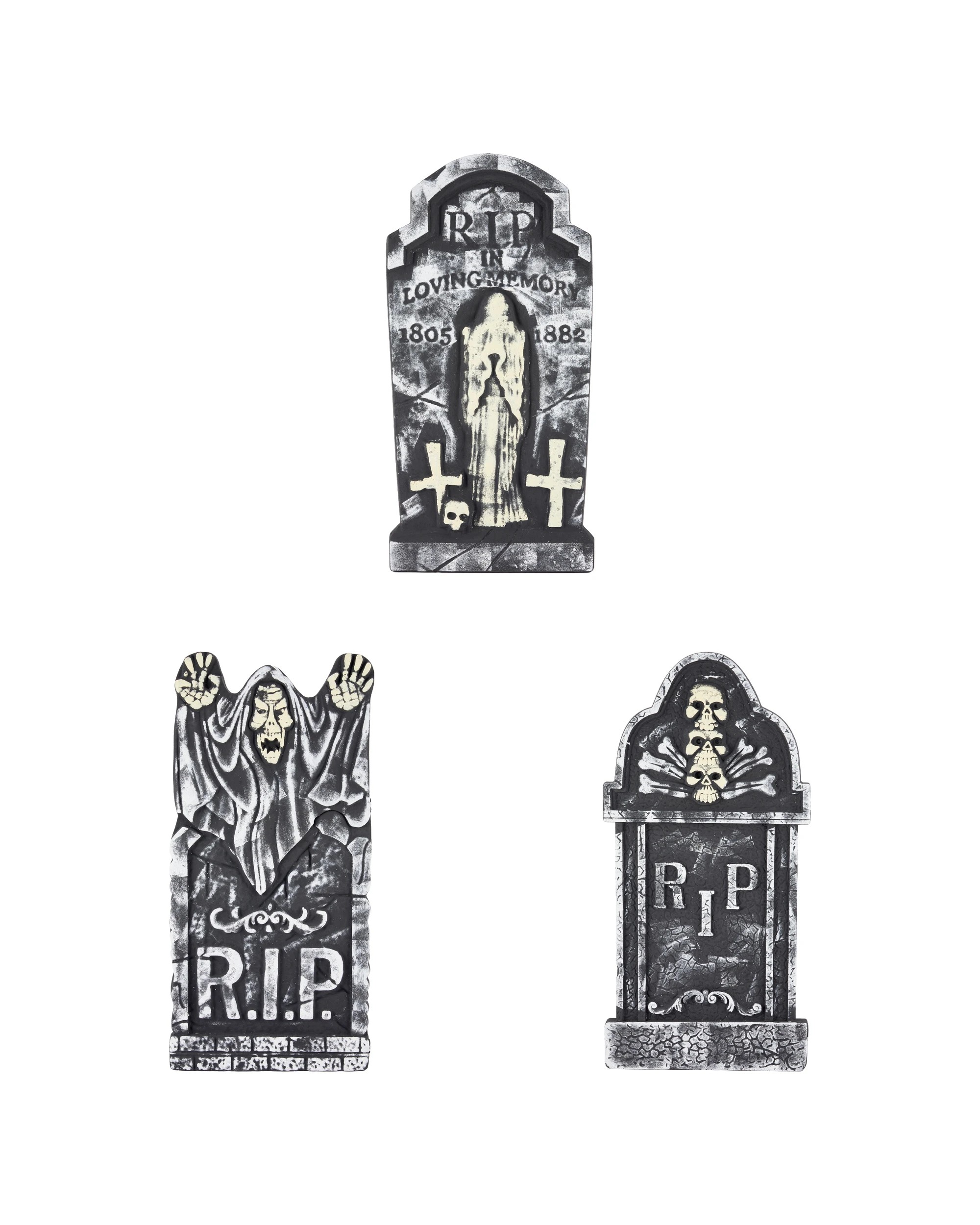 1 Foam Tomb Stone - Assorted, 1 of 6