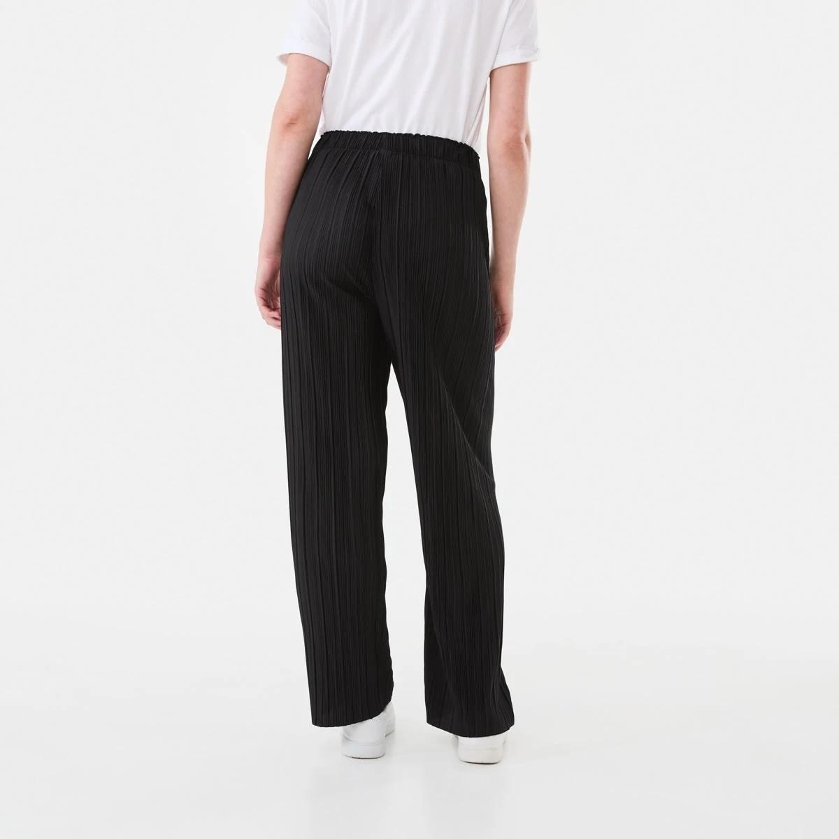 3 Plisse Pants BLACK, 3 of 4