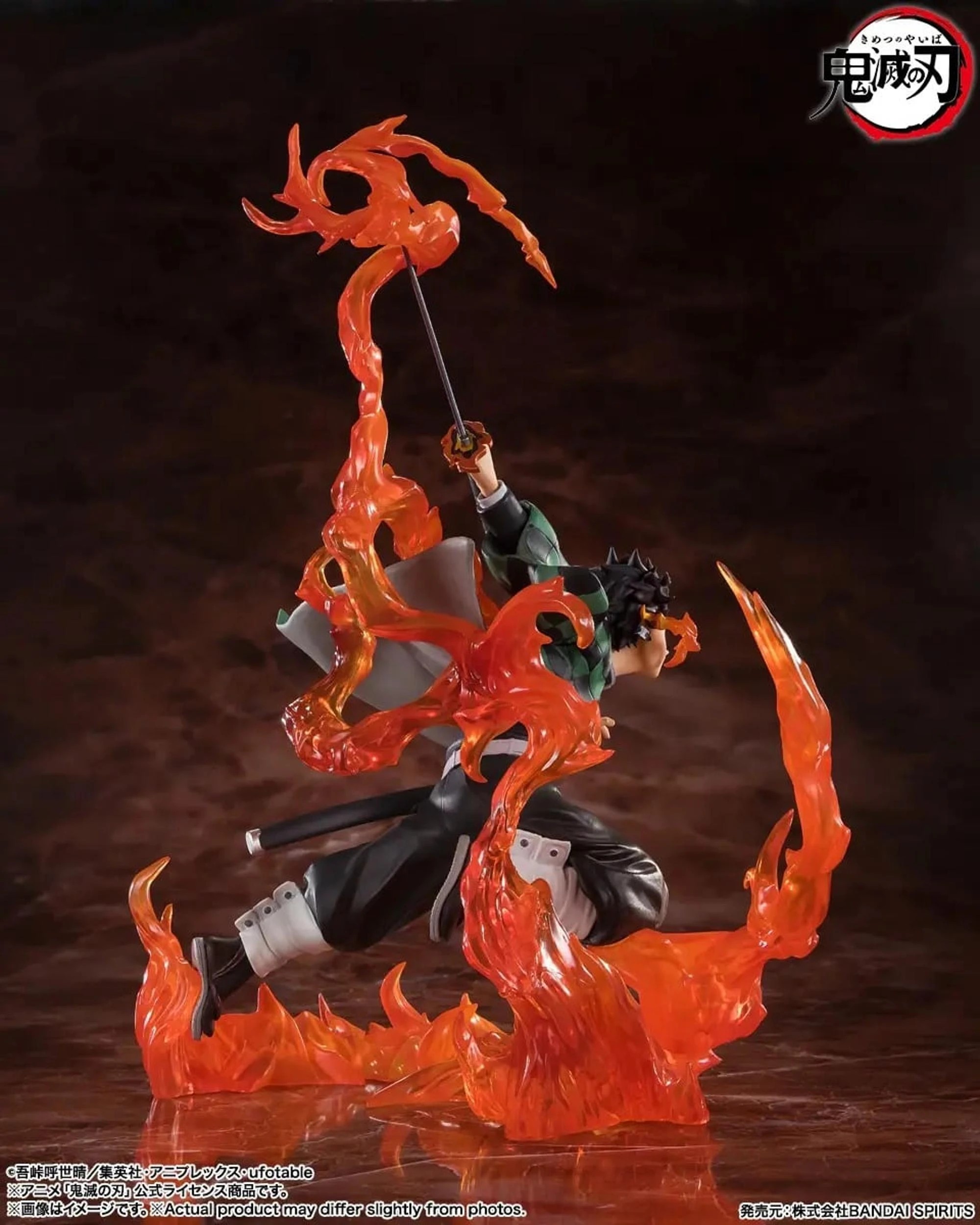 4 FiguartsZero Demon Slayer Tanjiro Kamada Kyojuro Rengoku's Sword Guard Version Figure, 4 of 5