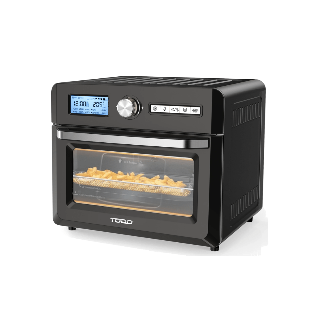1 TODO 18L Air Fryer Oven Grill 1550W Rotisserie Fan Forced Dehydrator Toaster, 1 of 10