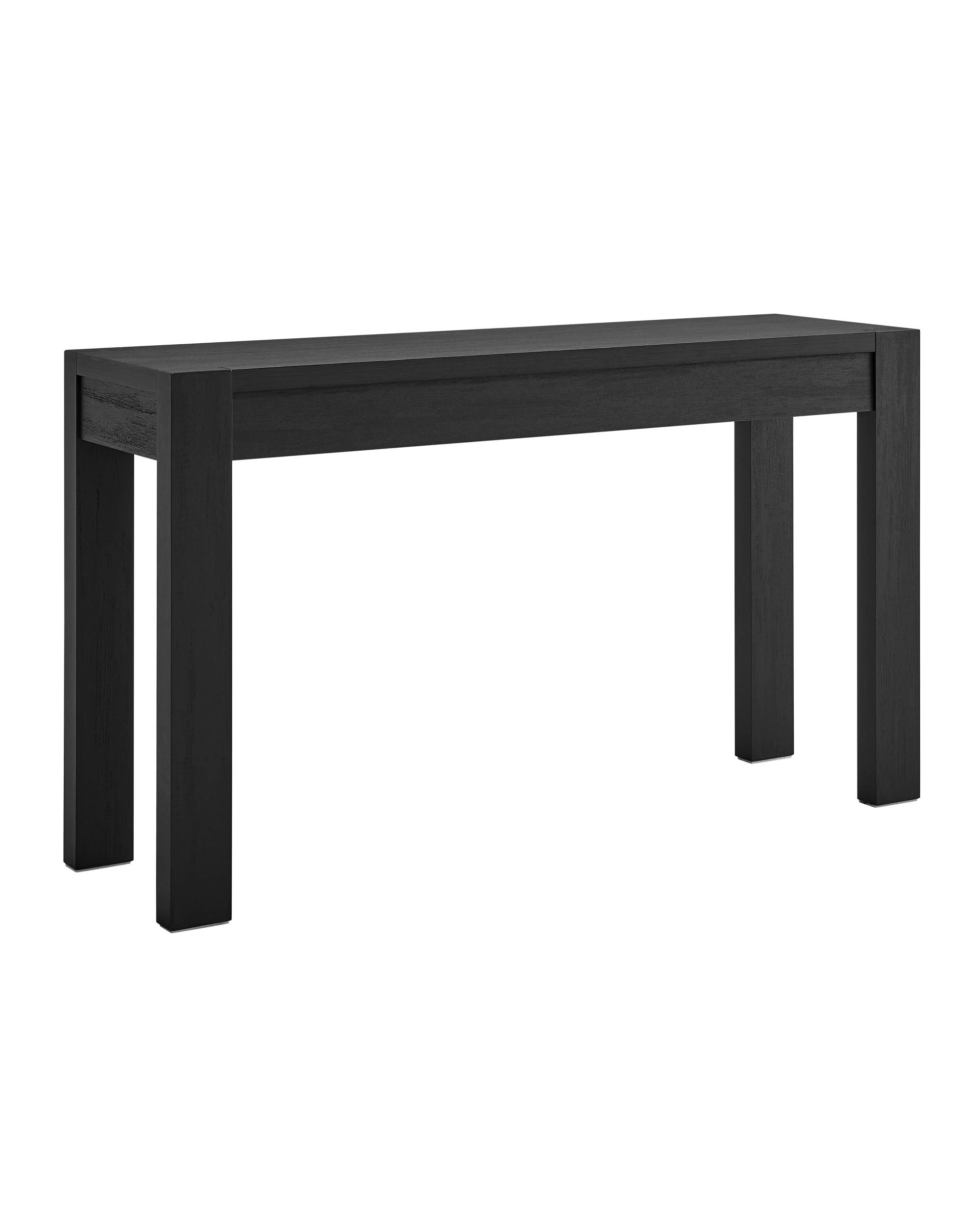 1 Kodu 140cm Console Hallway Entryway Table - Black, 1 of 9