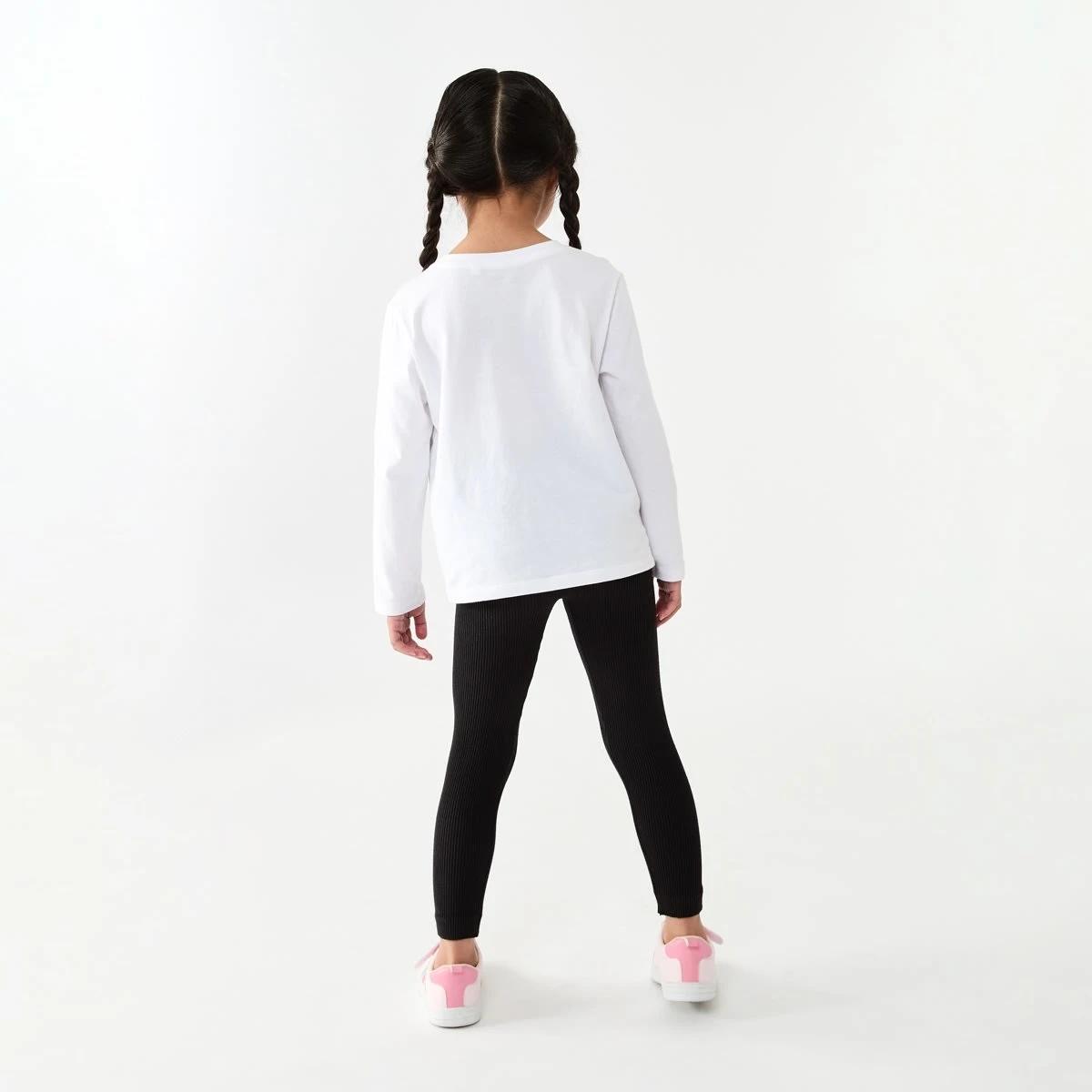 5 Rib Leggings Black, 5 of 7