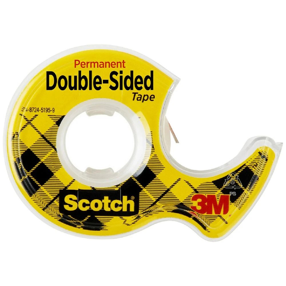 2 Scotch Double Sided Tape with Dispenser 12.7 mm x 11 m 2 Pack, 2 of 10