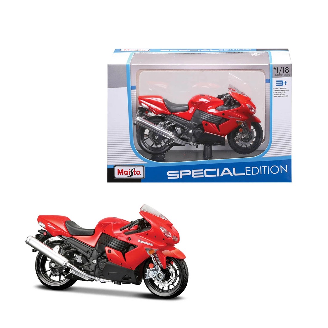8 Maisto Special Edition 1/18 Die-cast Metal Motorbike Toy - Assorted, 8 of 9