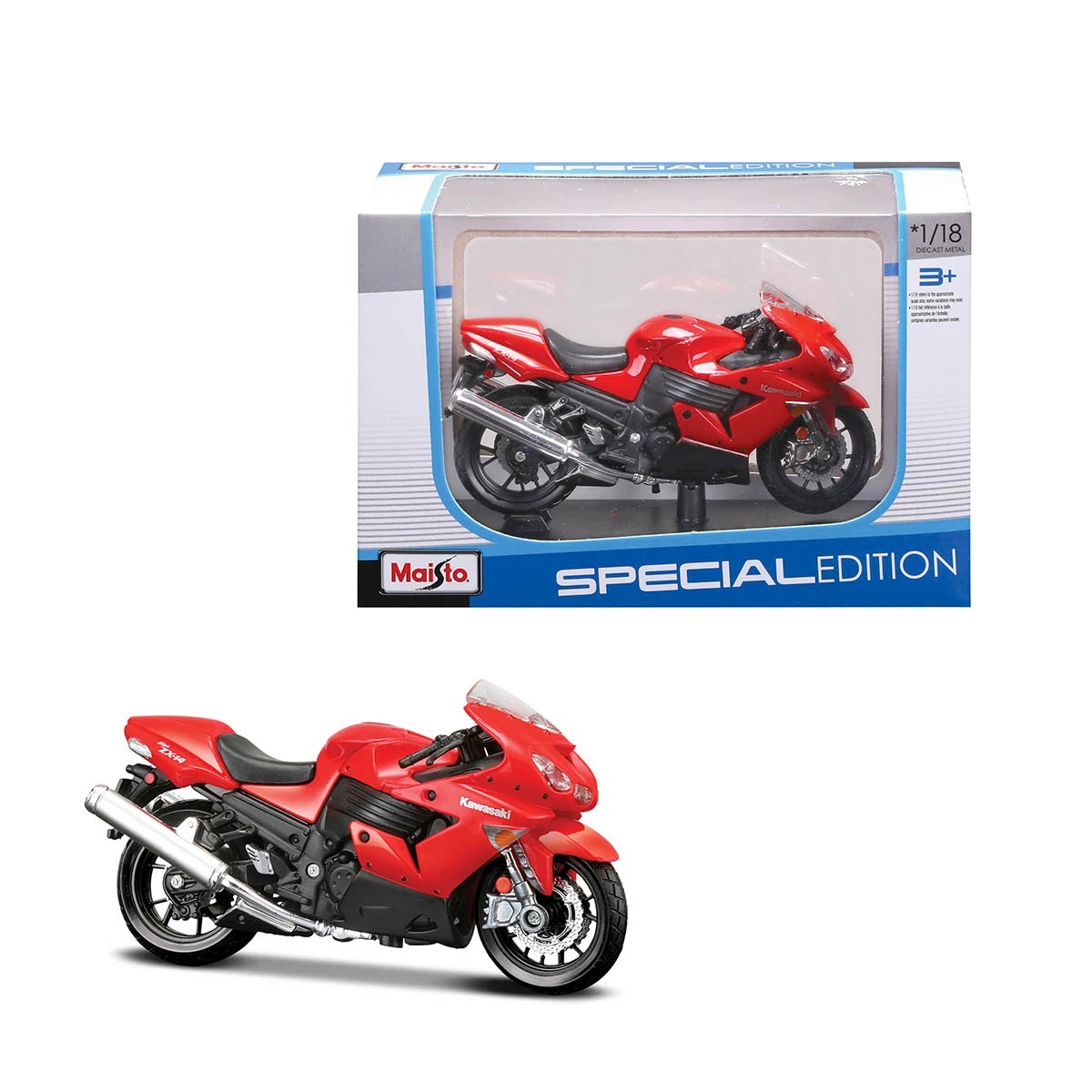 8 Maisto Special Edition 1/18 Die-cast Metal Motorbike Toy - Assorted, 8 of 9