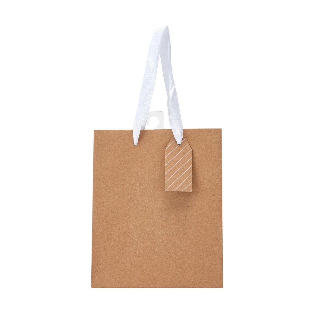 2 Kraft Stripe Gift Bag - Medium, 2 of 7