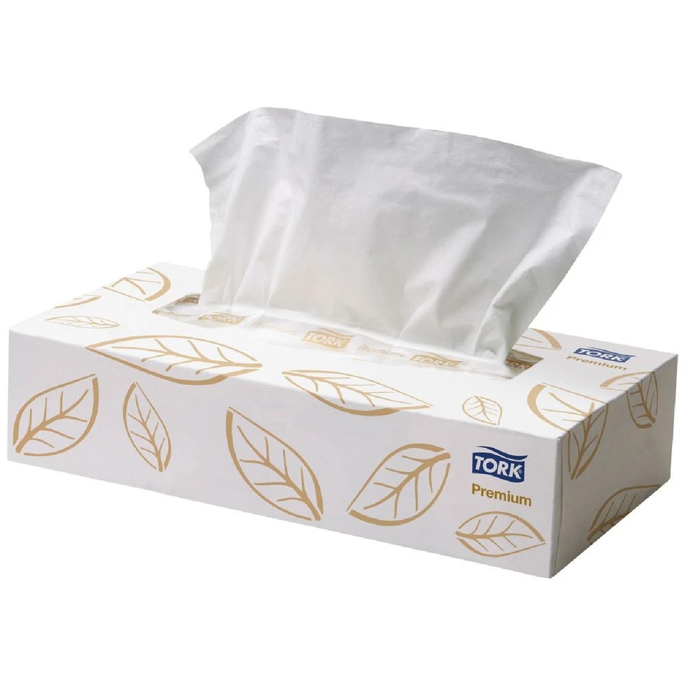 1 Tork Premium 2 Ply Facial Tissues 100 Sheets, 1 of 1
