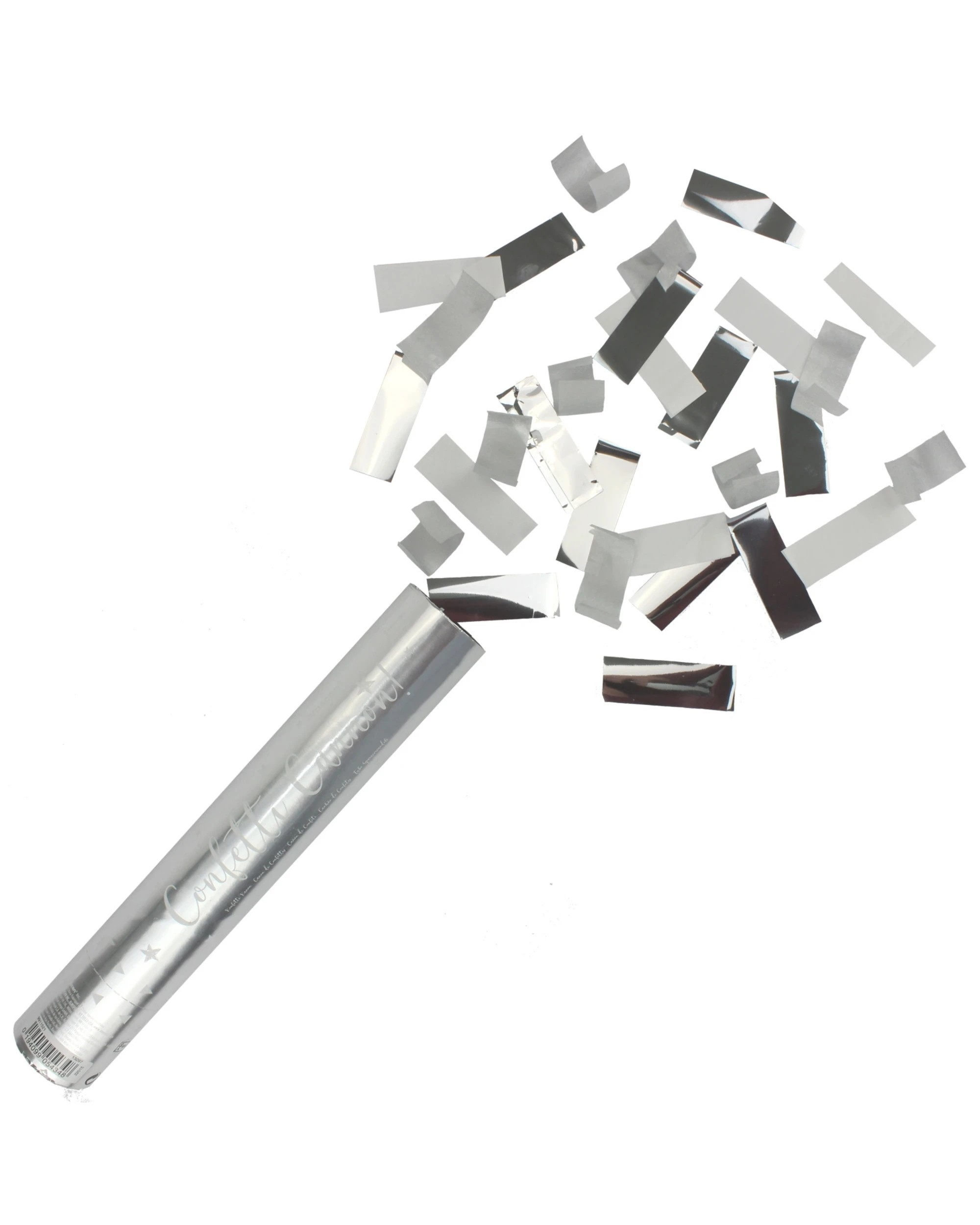 1 Anagram Silver Confetti Cannon - Silver, 1 of 1