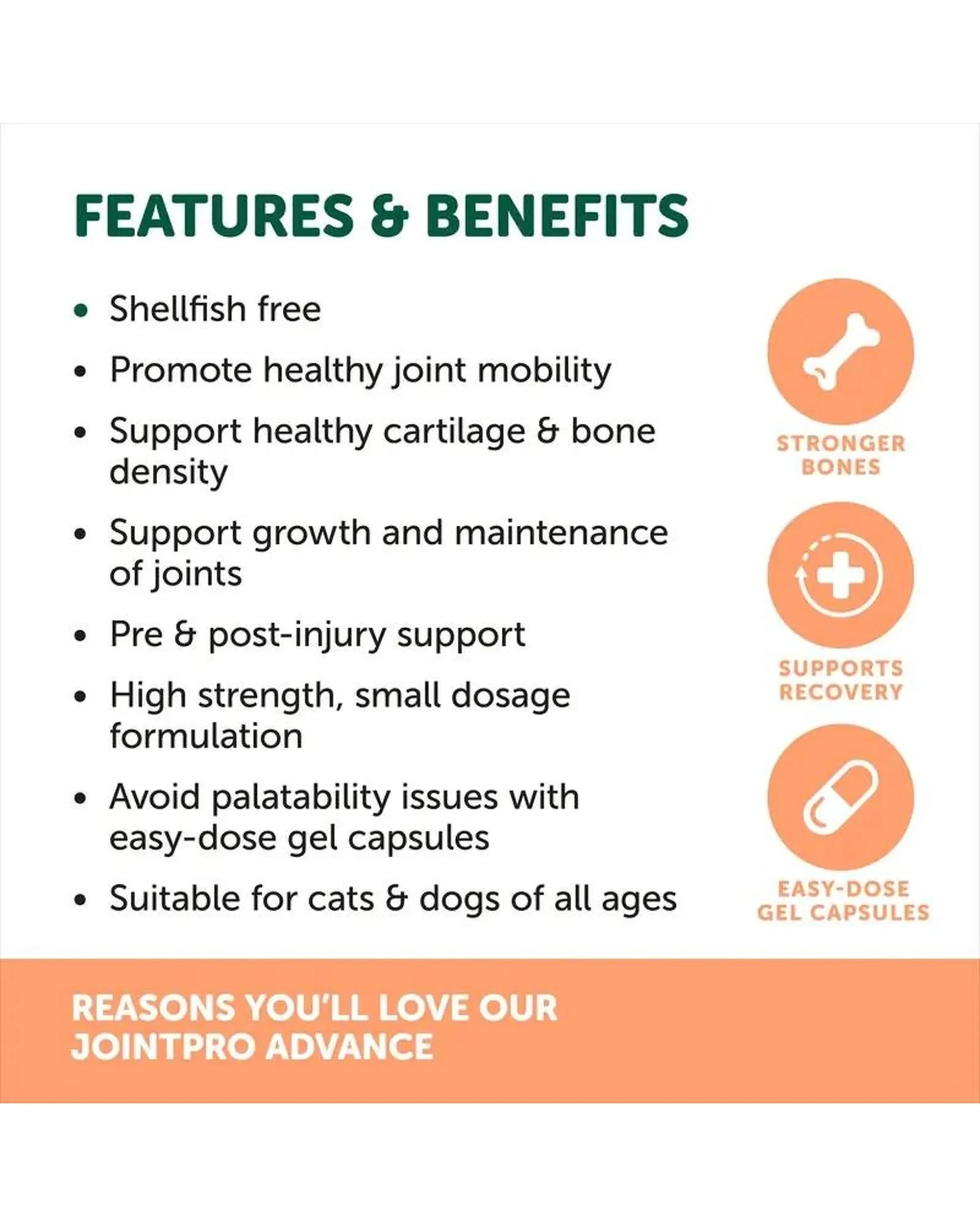 7 NAS JointPro Advance Cartilage + Bone for Dogs & Cats 60 Tabs, 7 of 8