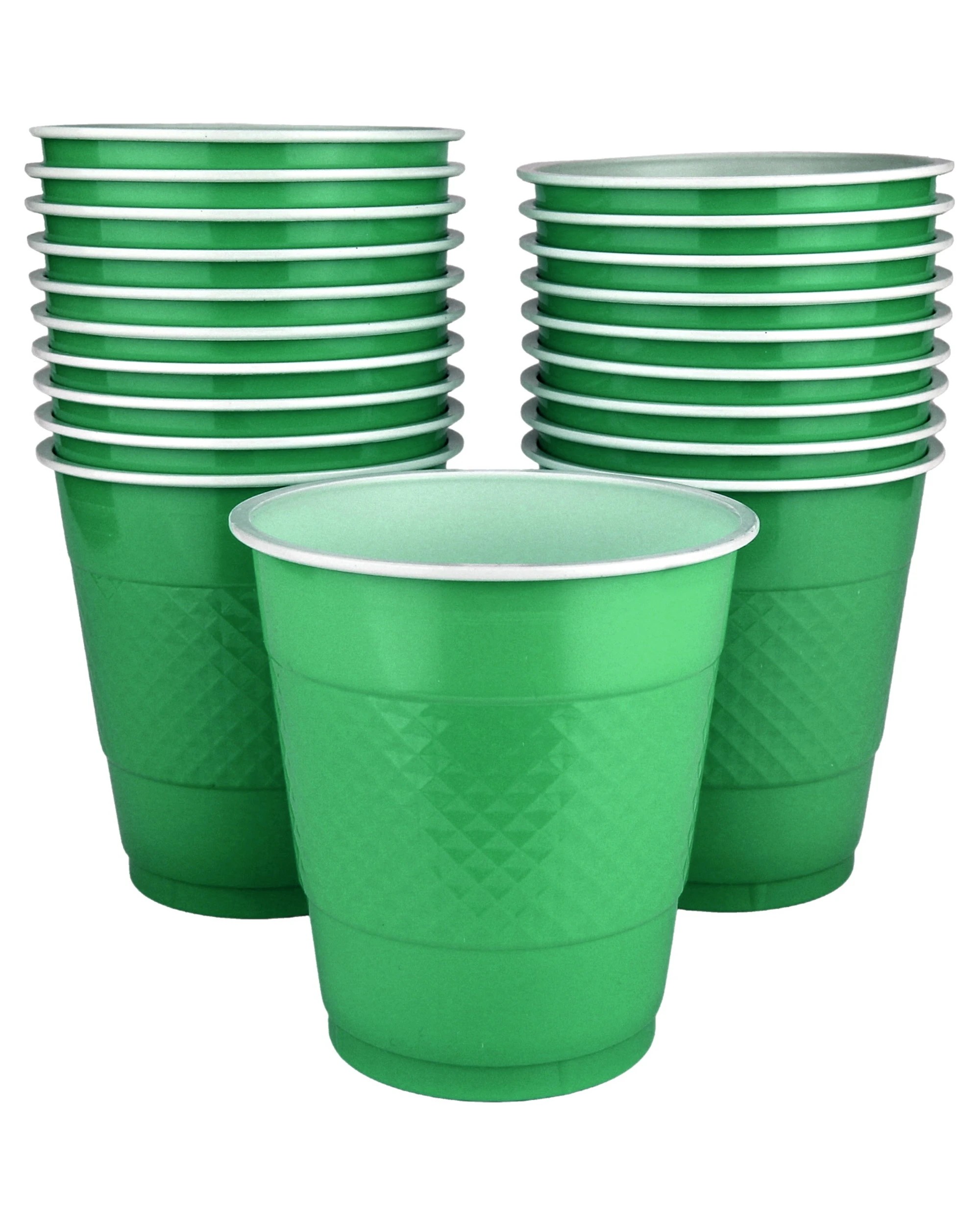 1 Amscan 354ml Cups Pack of 20 - Green - Green, 1 of 1
