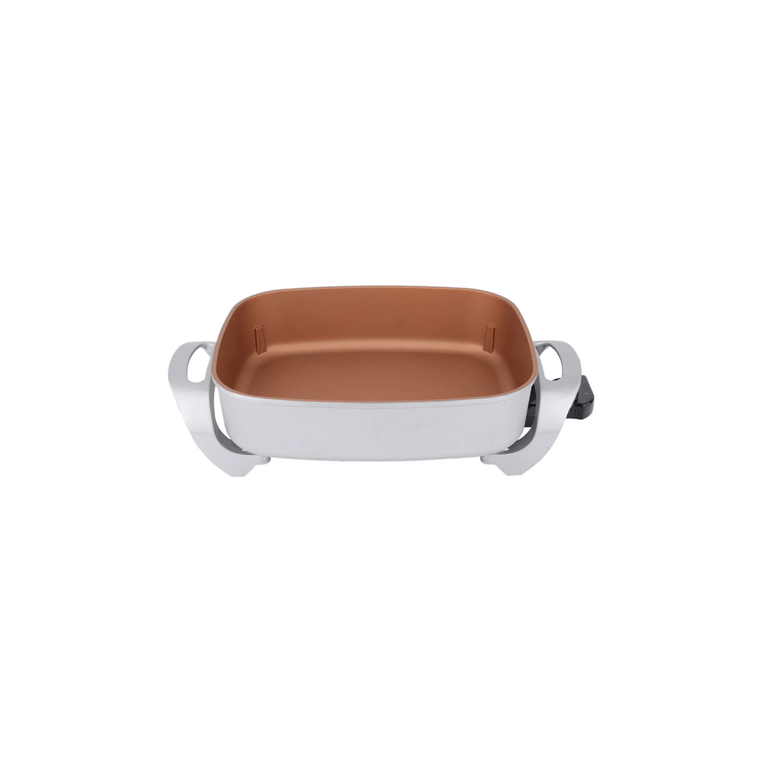 4 Healthy Choice Electric Fry Pan 7.9l 38cm Non-stick 1500w Frying Cookware Copper
 - White, 4 of 7