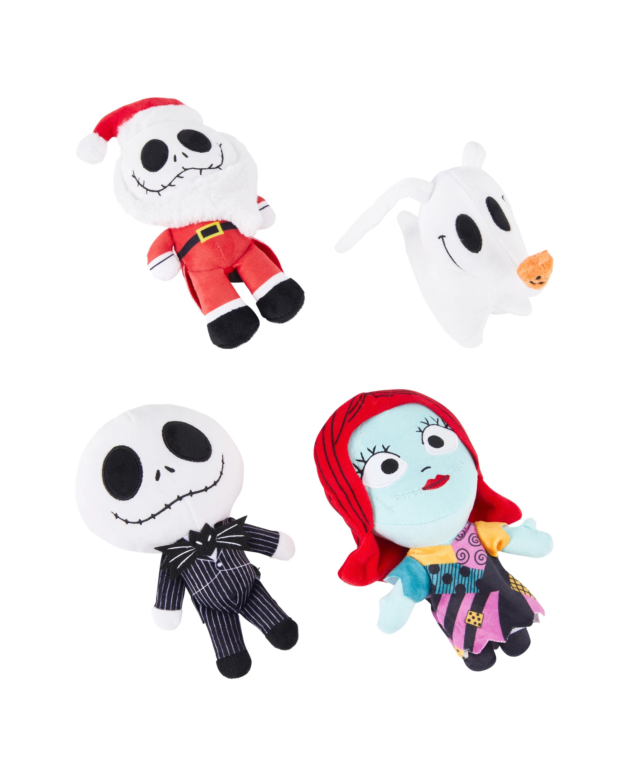 1 2 Pack Disney Tim Burton's The Nightmare Before Christmas Pet Toys Plush - Assorted, 1 of 3