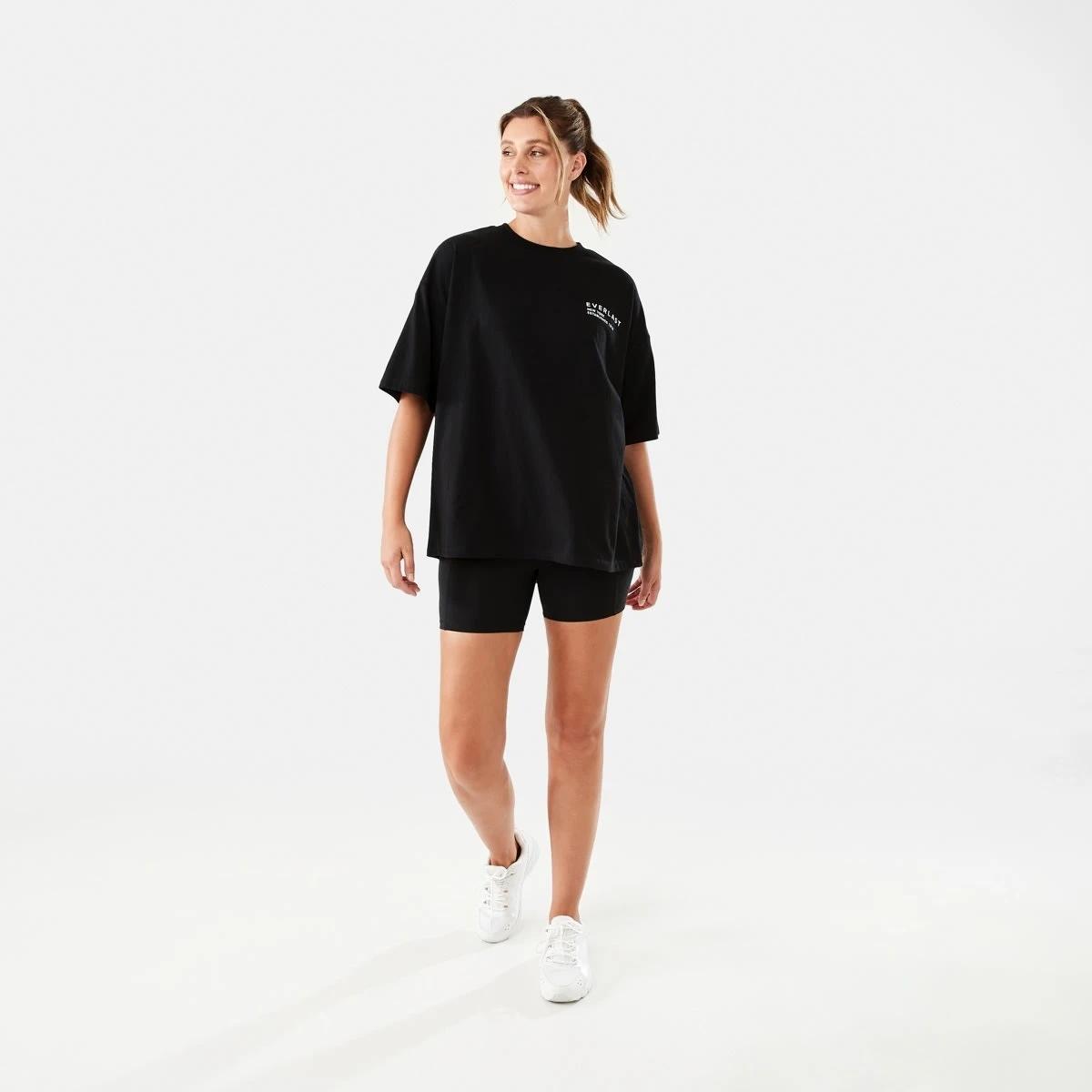7 Everlast Womens Street Boyfriend T-shirt Black, 7 of 7