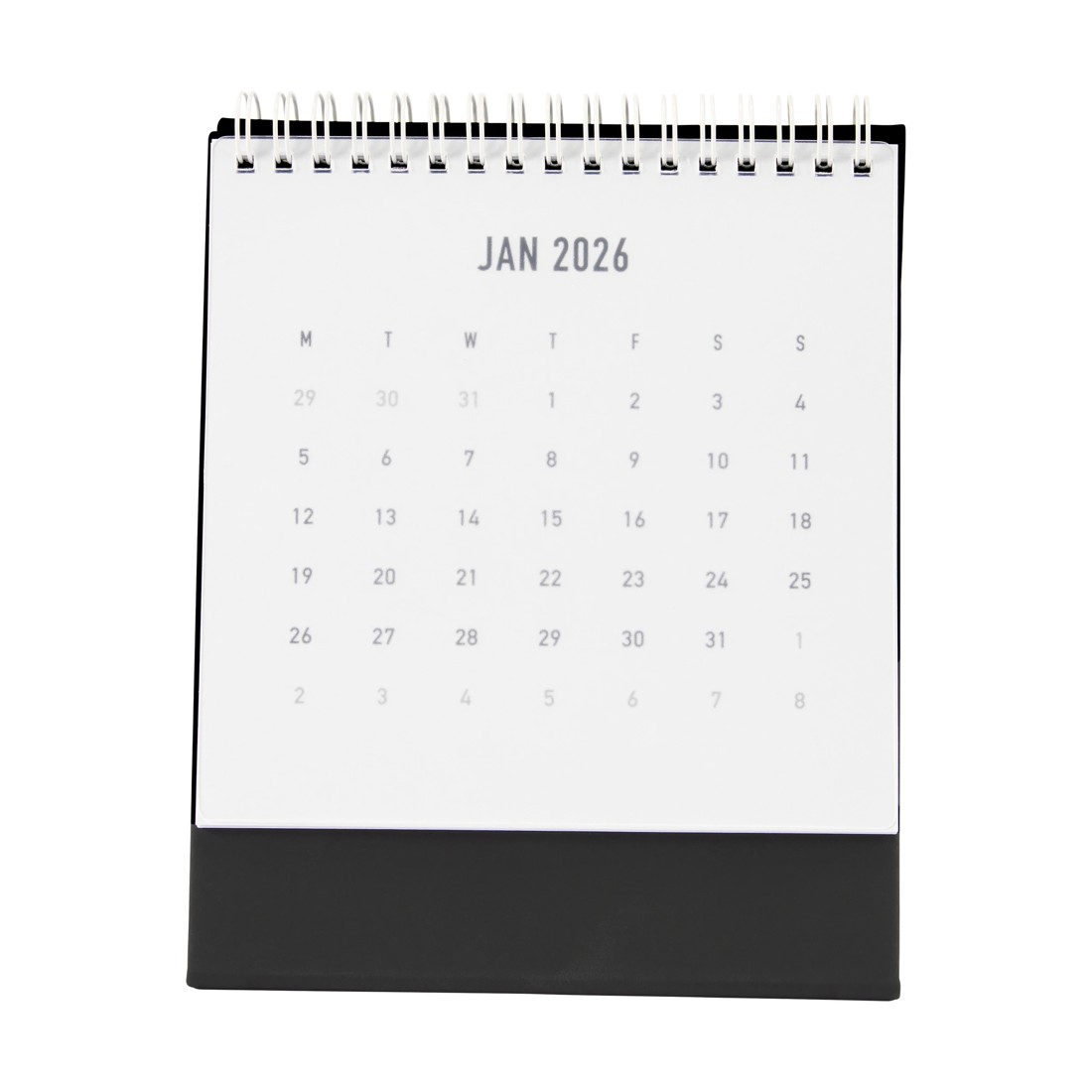 1 2026 Desk Black Calendar, 1 of 5
