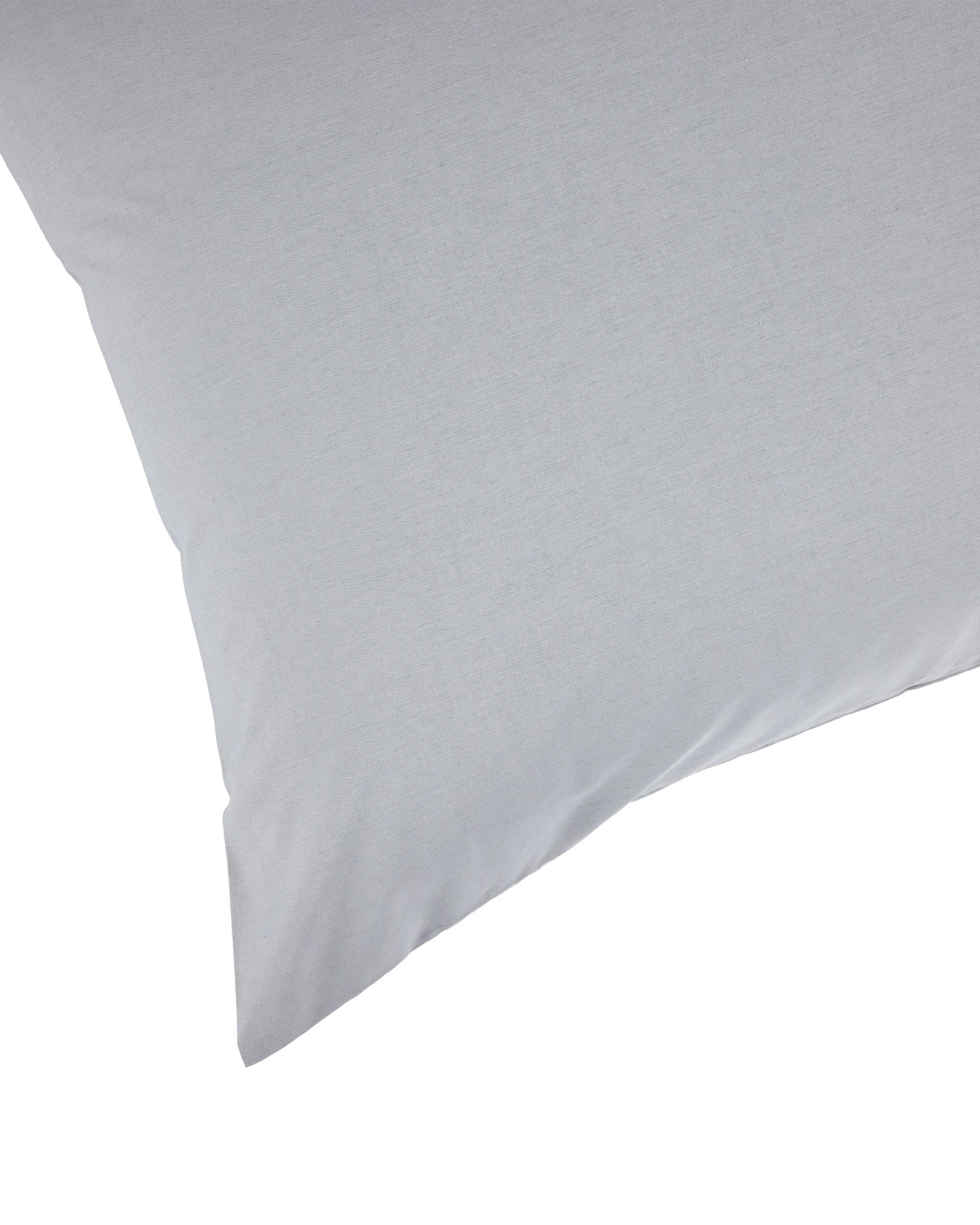 6 250 Thread Count Cotton Rich Standard Pillowcase - Light Grey, 6 of 8