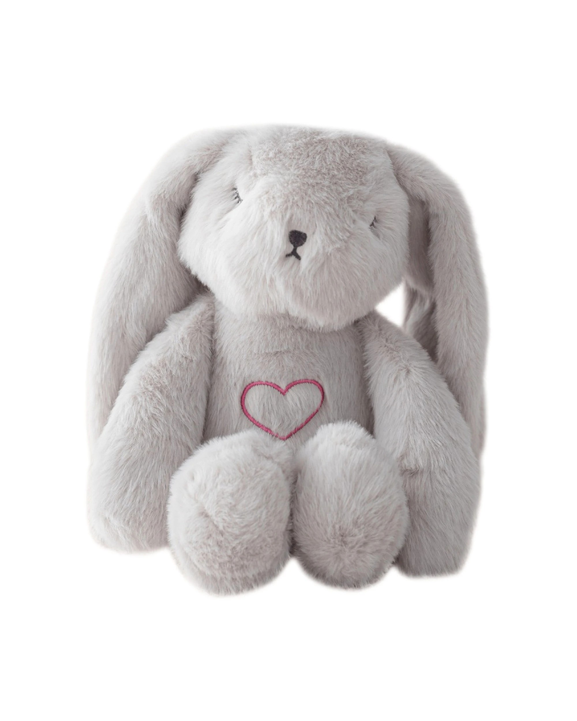 1 Roro Lulla Doll Fluffy Bunny Soft Plush Baby Toddler Comfort Toy Plushie - Grey, 1 of 1