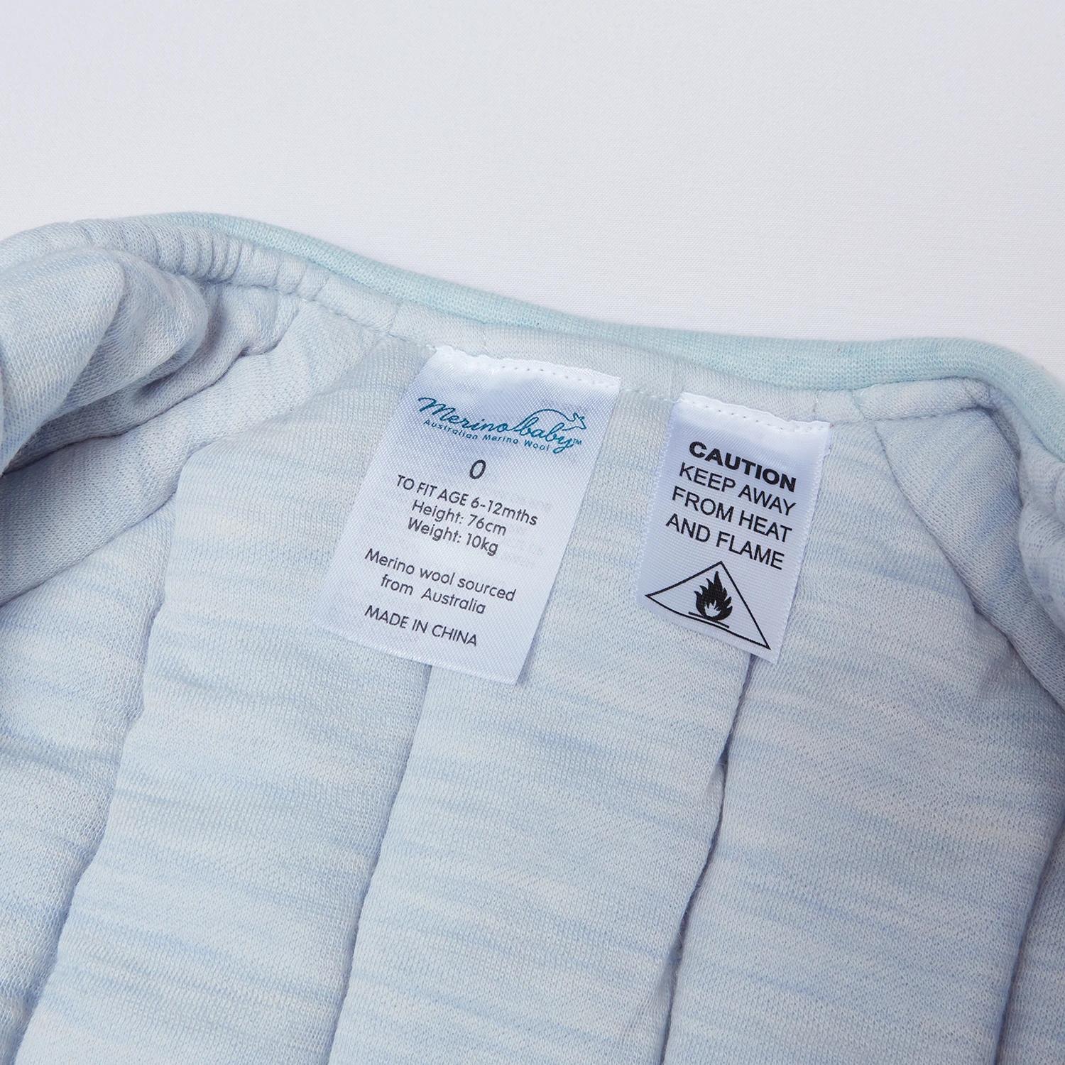 6 Merino Baby Australian Merino Wool Merino Blanket Sleeper Bluemarle BLUE MARLE, 6 of 9