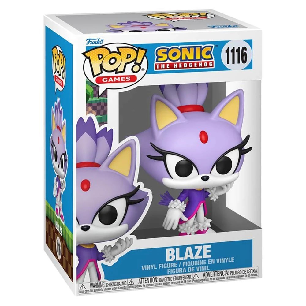 2 Sonic the Hedgehog - Blaze the Cat Pop! Vinyl Figure, 2 of 2