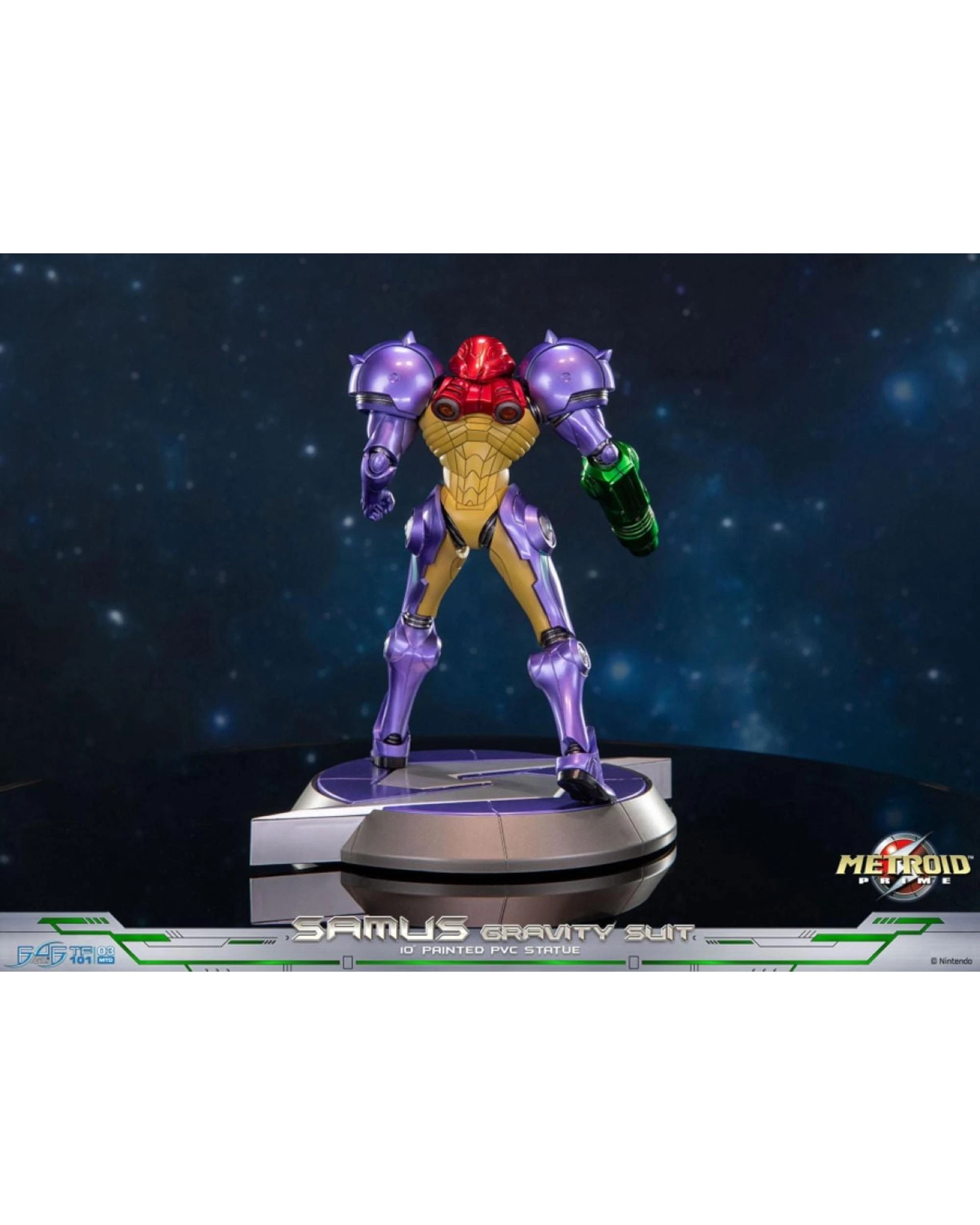 4 Metroid Prime Samus Gravity Suit PVC Statue Standard Edition, 4 of 10