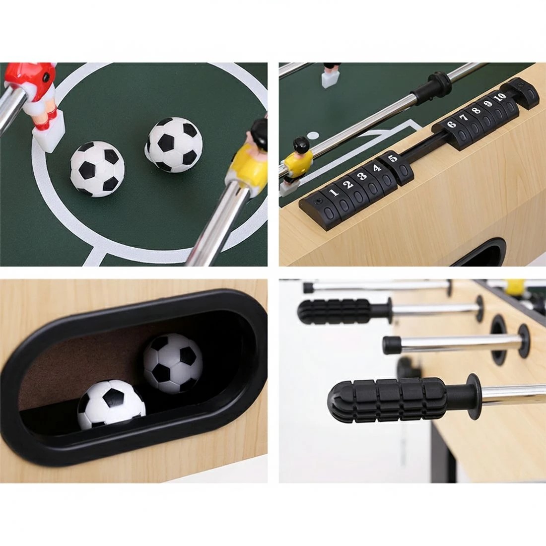 4 Everfit 4FT Soccer Table Foosball Football Game Home Family Party Gift Playroom Foldable - Multi, 4 of 8