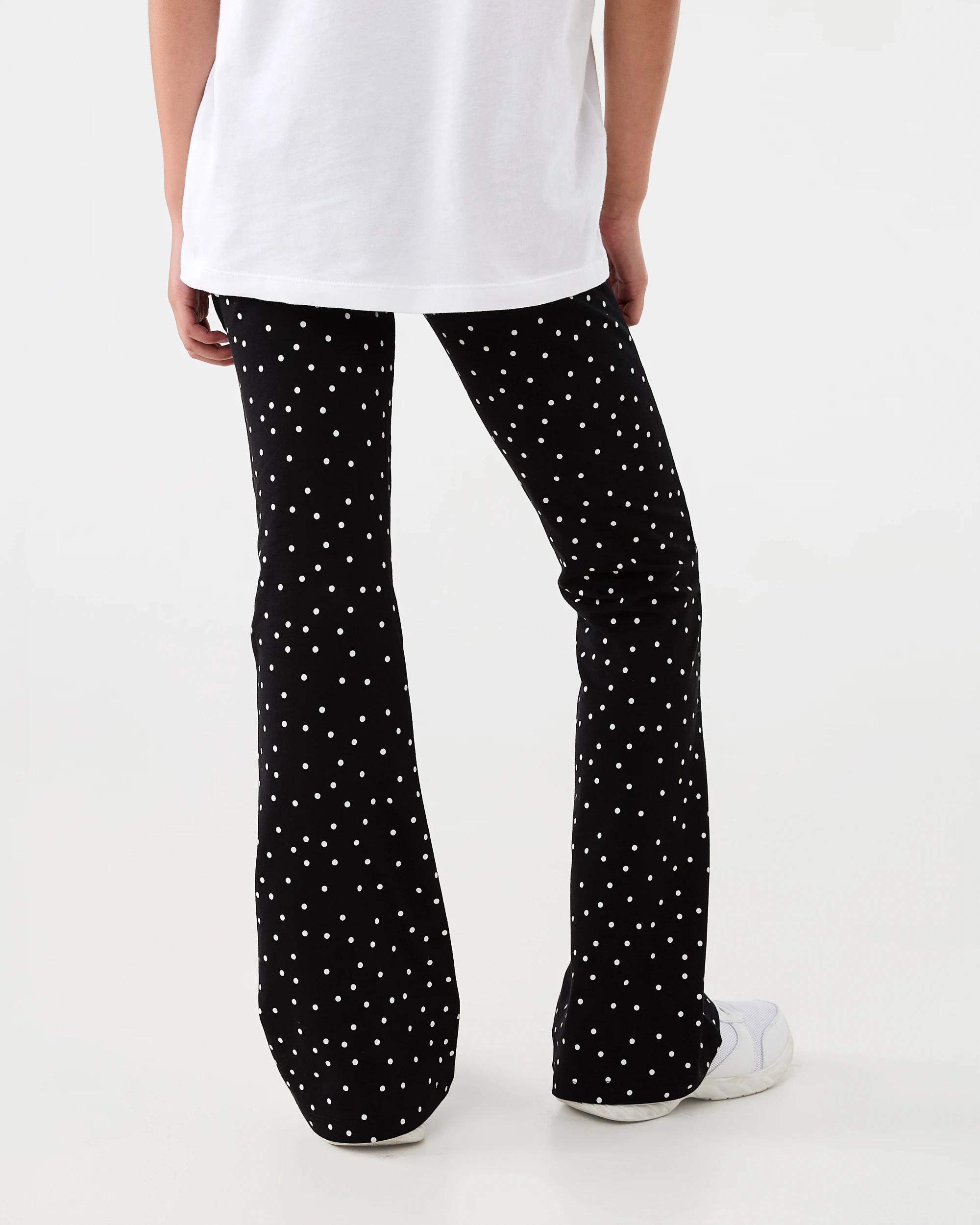 2 Print Flare Leggings Blck Roses, 2 of 5