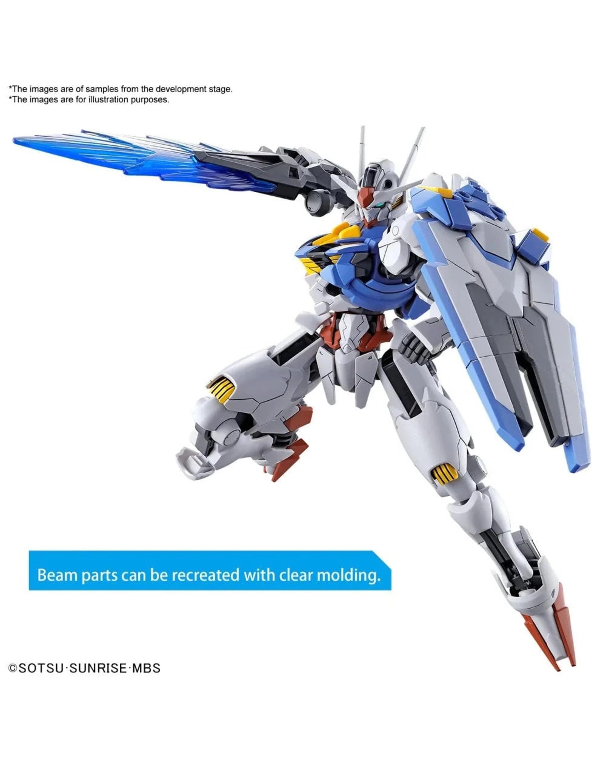 5 Bandai Gundam HG Gundam Aerial 1/144 Model Kit, 5 of 10