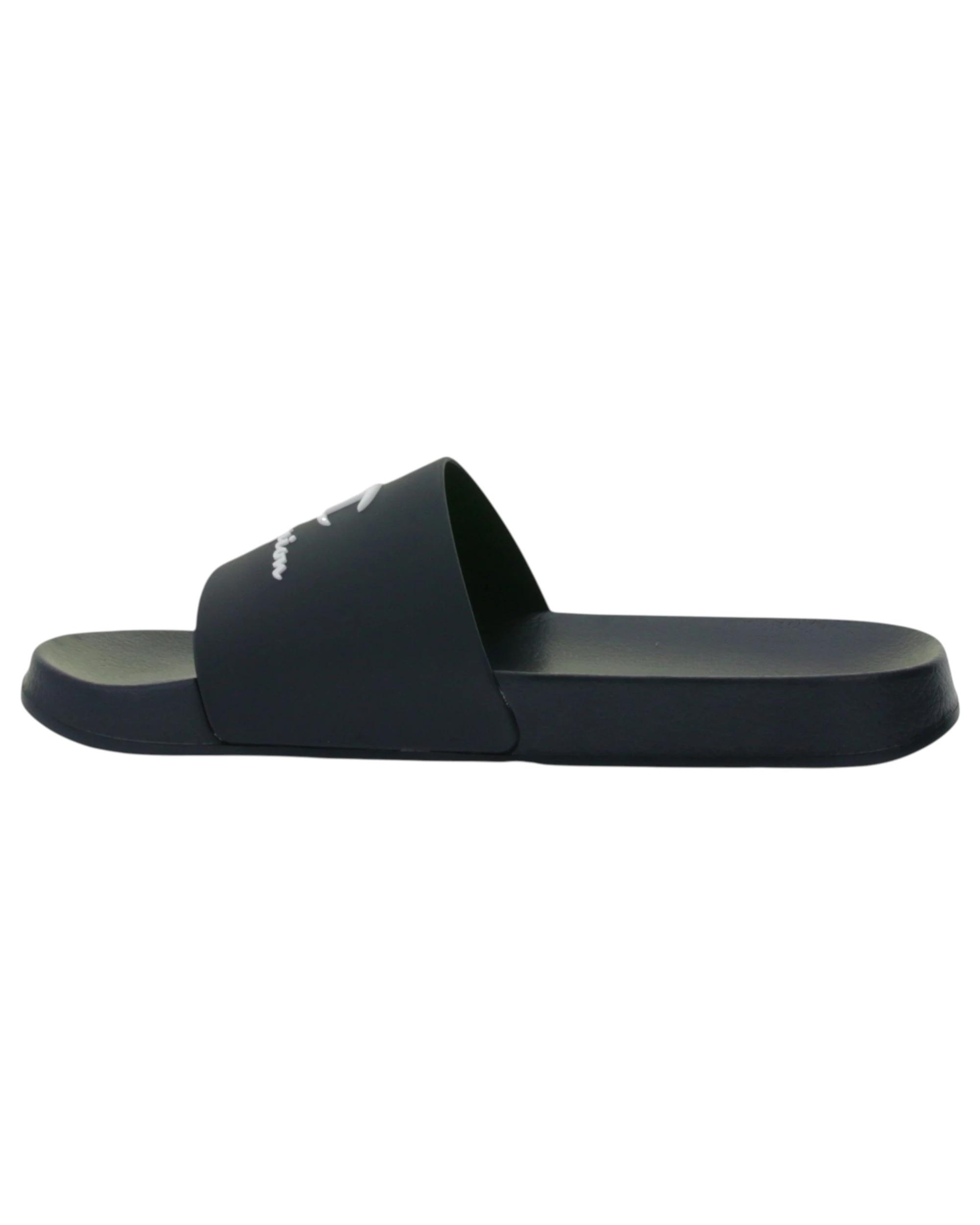 3 Champion Mens Flip Flops Kos Black Slides Black, 3 of 8