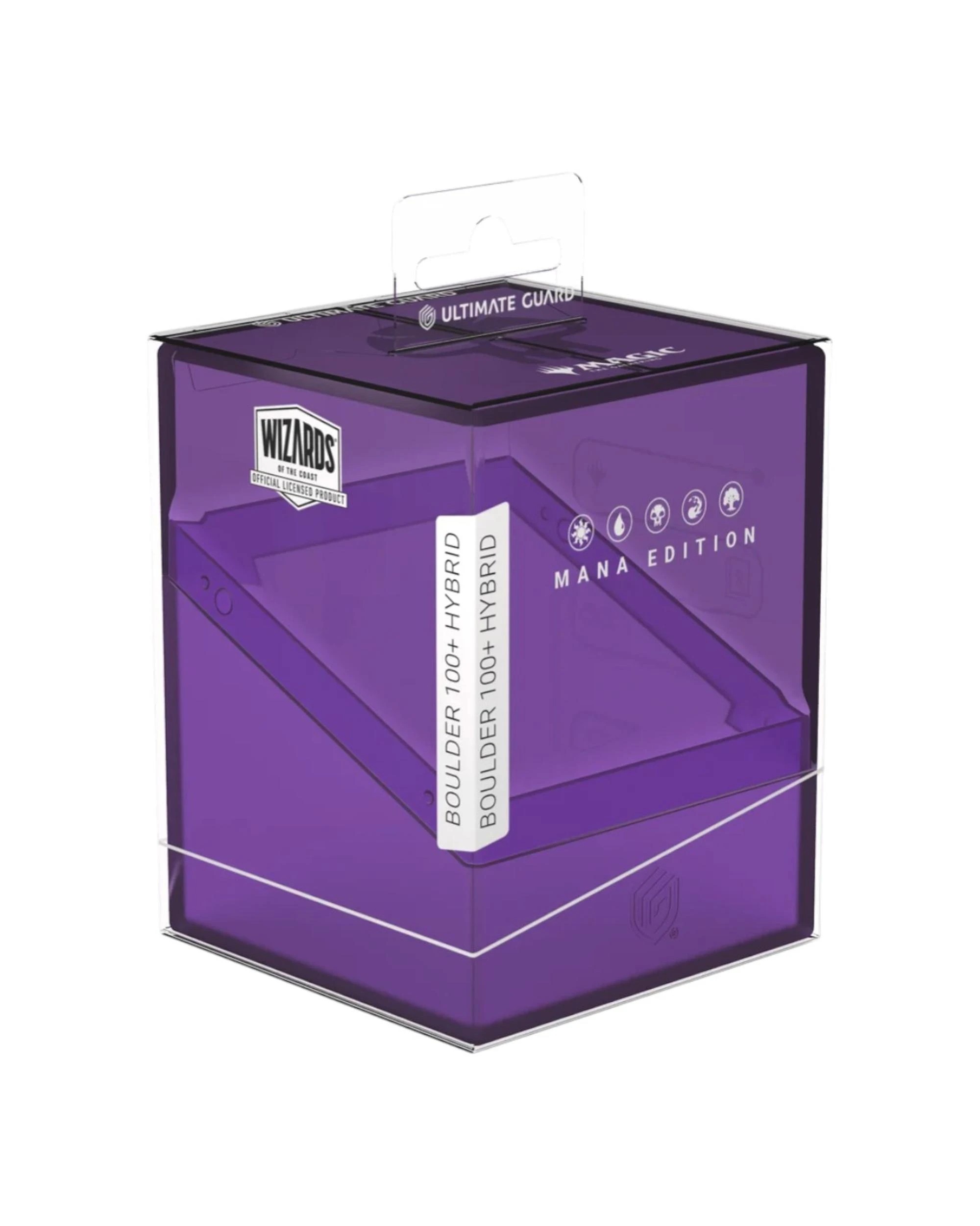 1 Ultimate Guard Boulder 100+ Hybrid Magic the Gathering Mana Edition Swamp Deck Case - Purple, 1 of 9