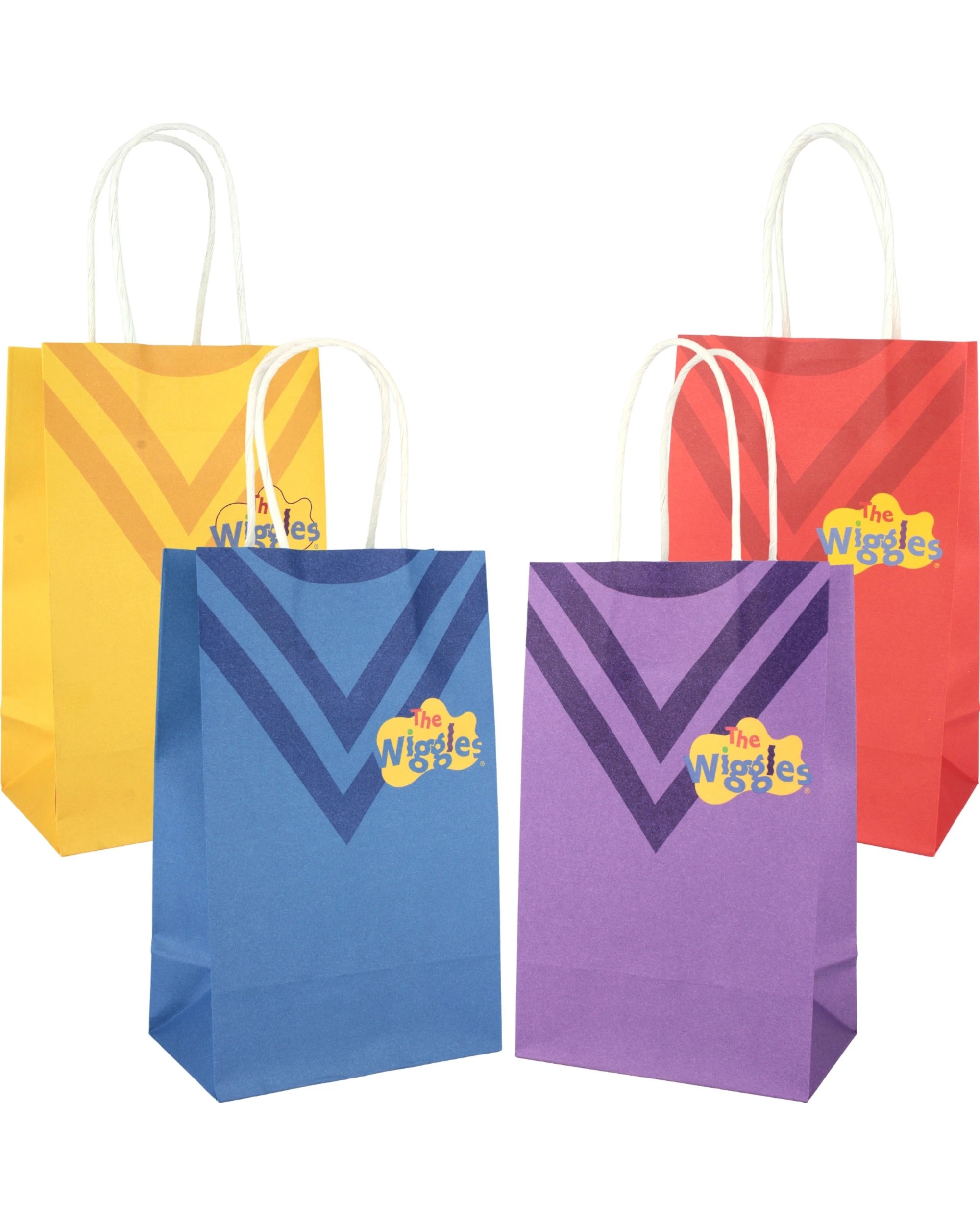 1 Amscan The Wiggles Party Paper Gift Bags 21cm Pack of 8, 1 of 2