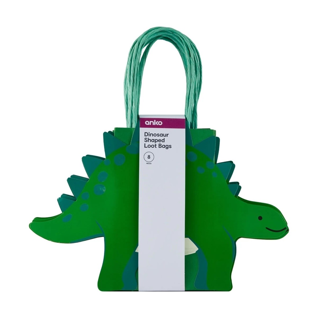 7 8 Piece Dinosaur Shaped Loot Bags, 7 of 7