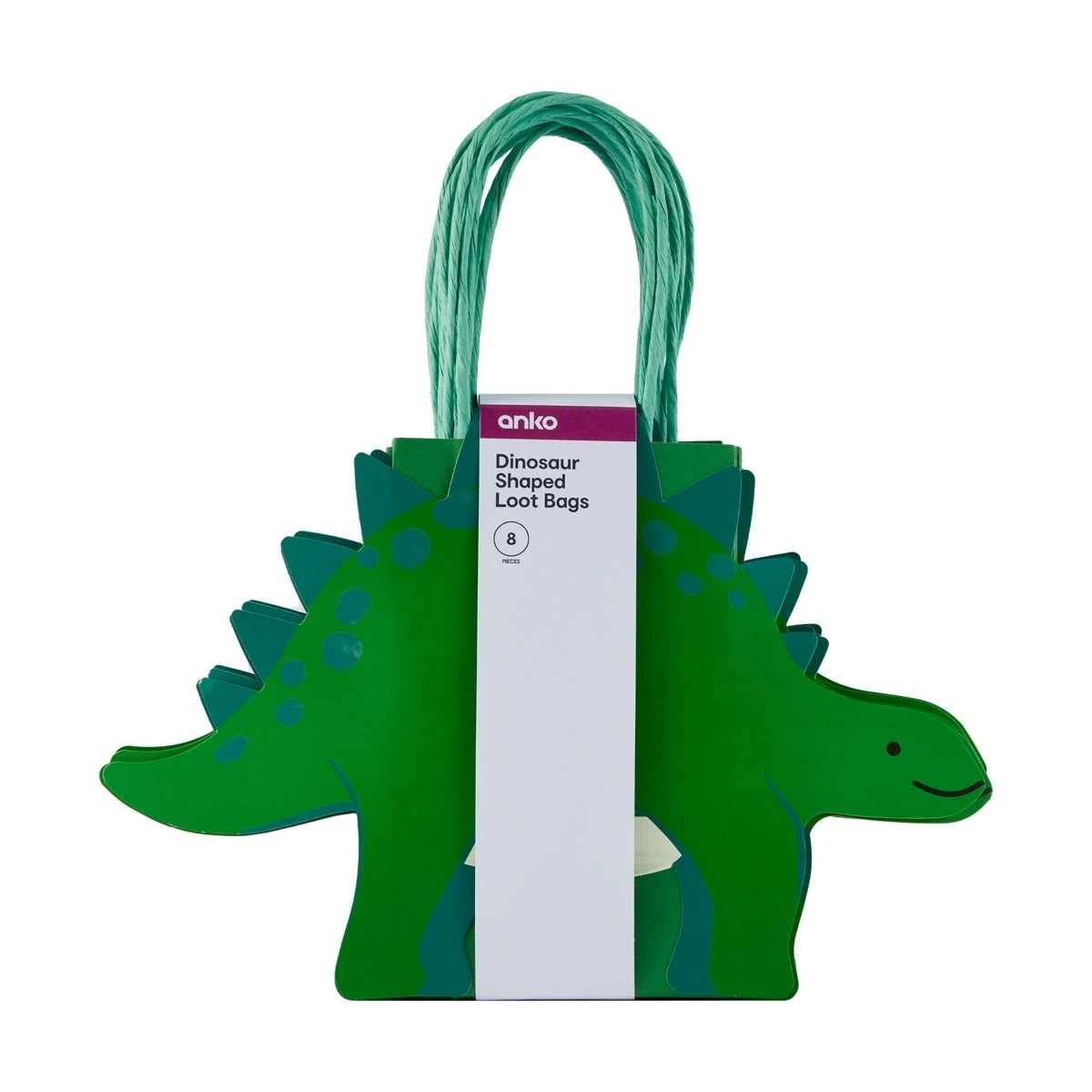 7 8 Piece Dinosaur Shaped Loot Bags, 7 of 7