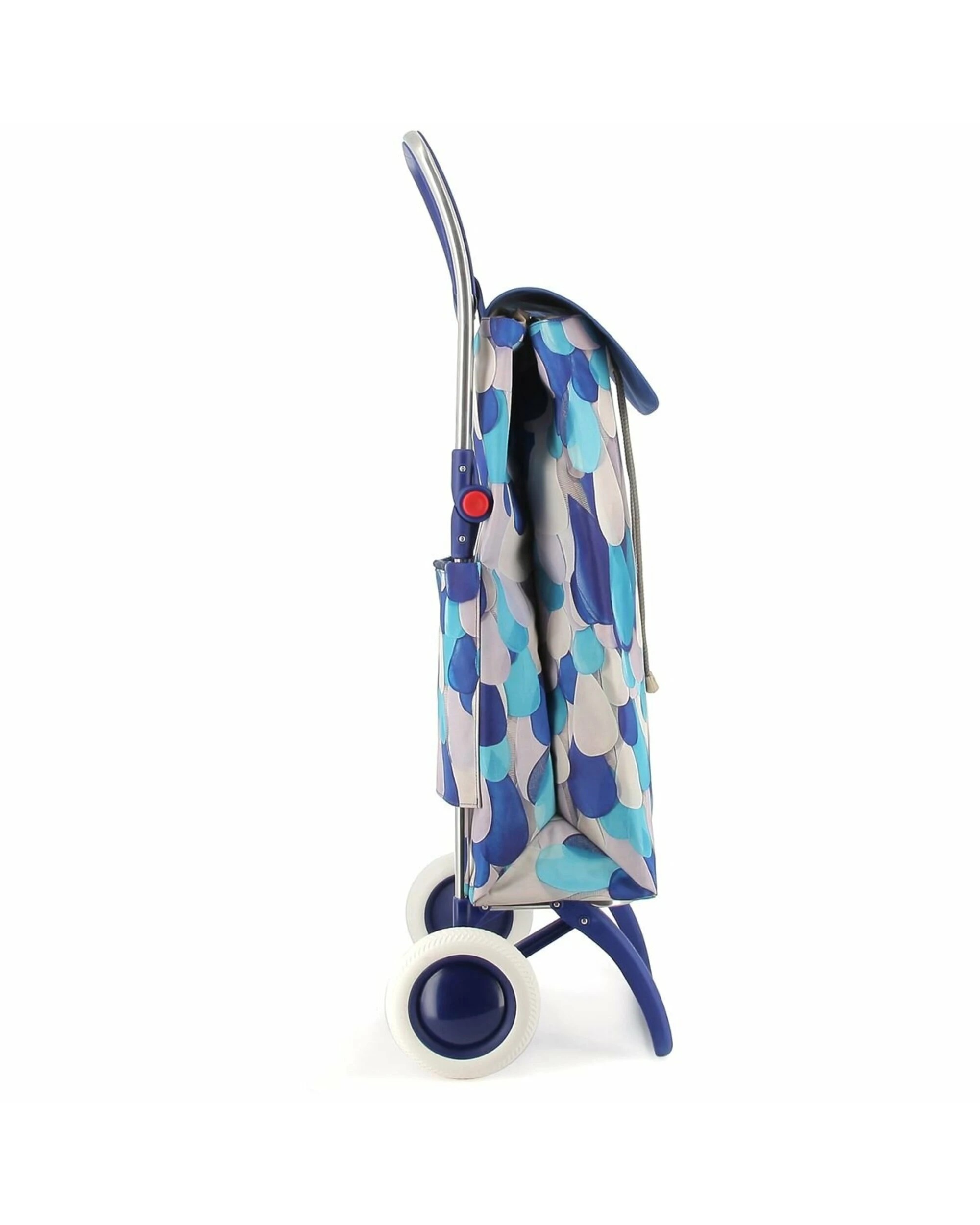 2 Rolser IMax Agatha 2 Ruiz de la Prada 2 Wheel Folding Trolley Blue/Gotas, 2 of 4