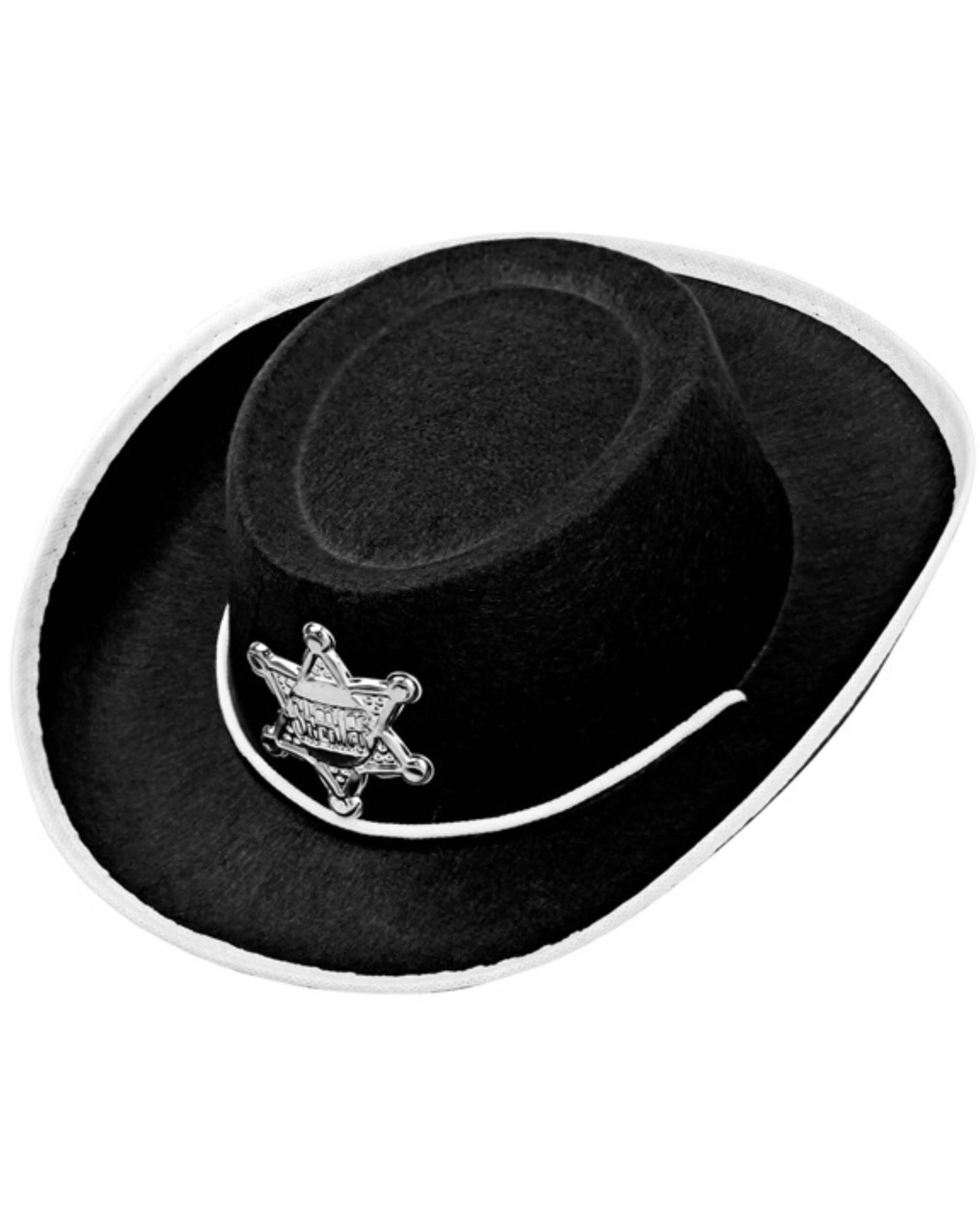 1 Widmann Kids Cowboy Hat - One Size - Black, 1 of 2