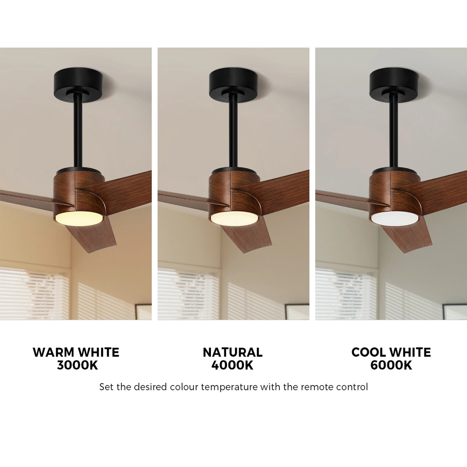 7 Vevare 132cm DC Ceiling Fan with LED Light 5 Speed, 7 of 10