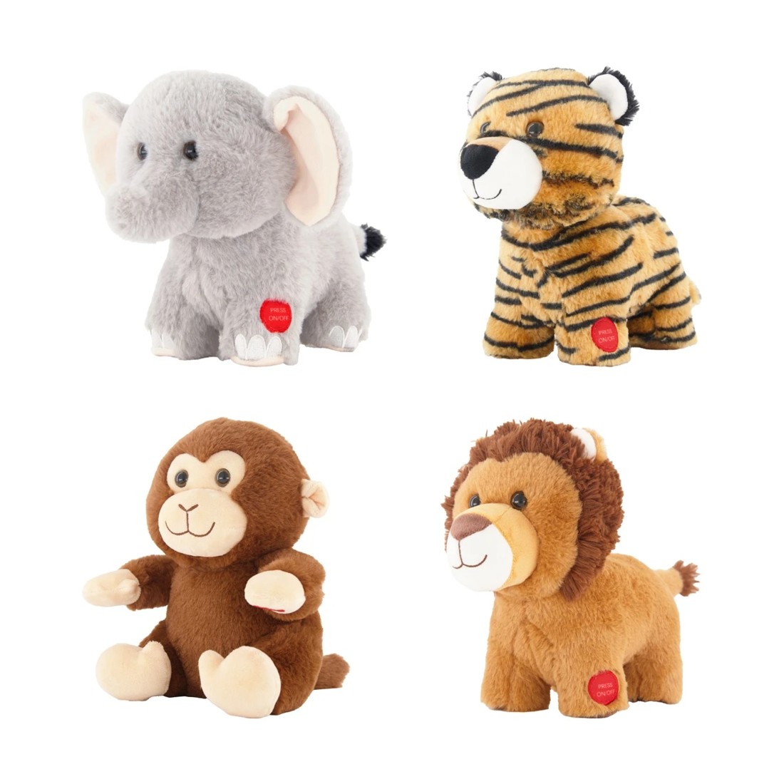 1 Safari Sound Plush Toy - Assorted, 1 of 8