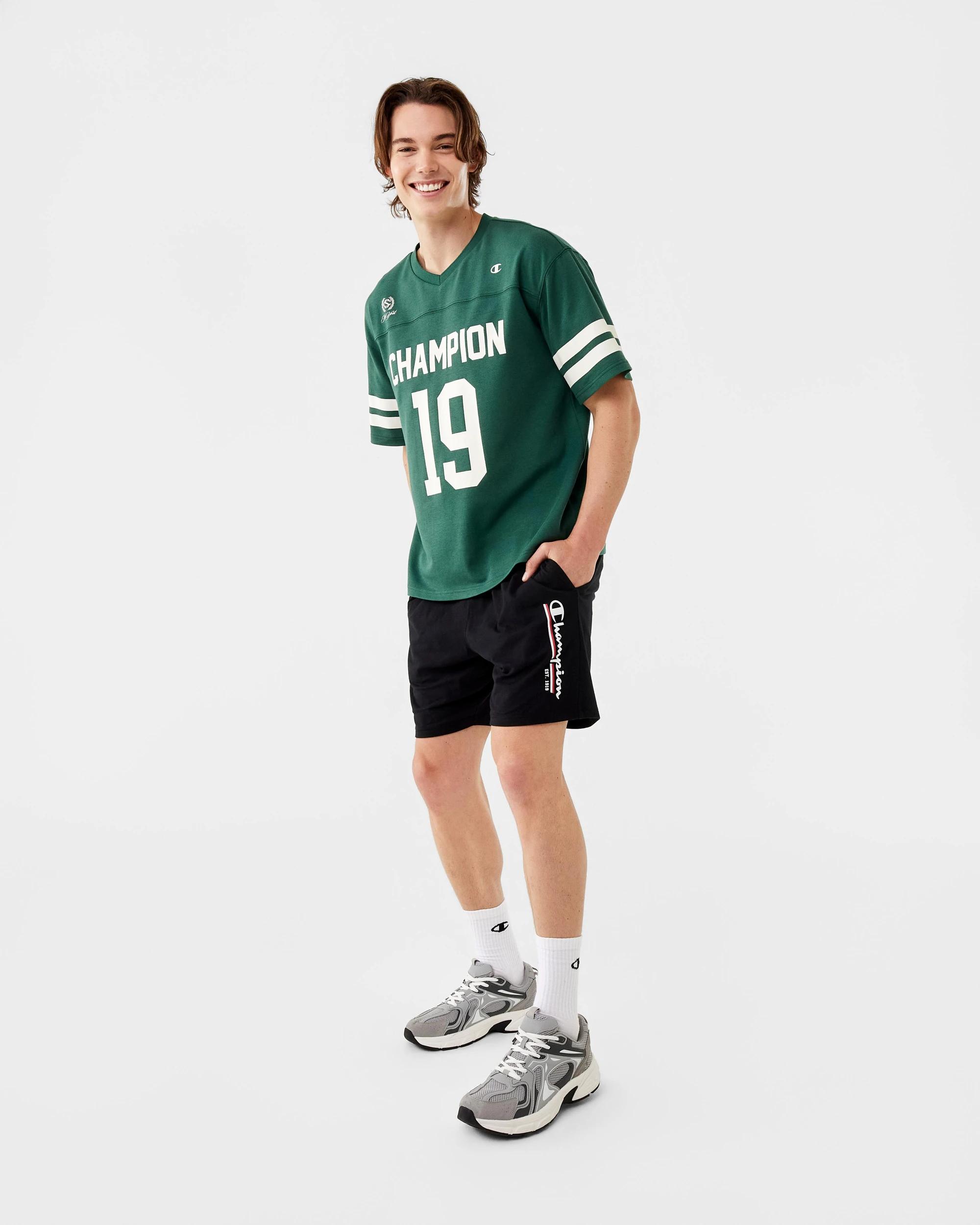 3 Champion Mens Football Jersey Hunt Green, 3 of 10