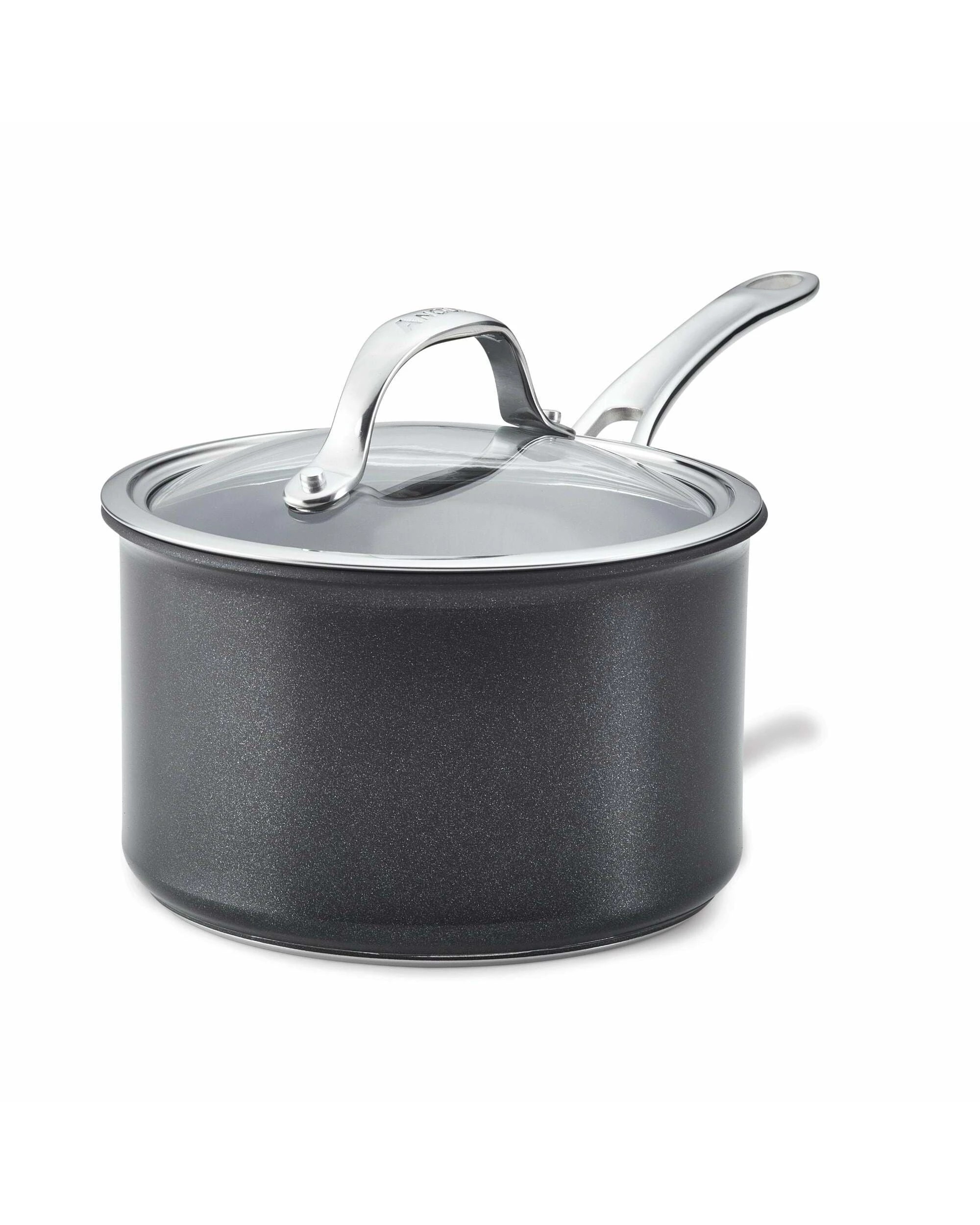 1 Anolon X Hybrid Stainless Steel Nonstick Induction Covered Saucepan 18cm/2.8L - Black, 1 of 1