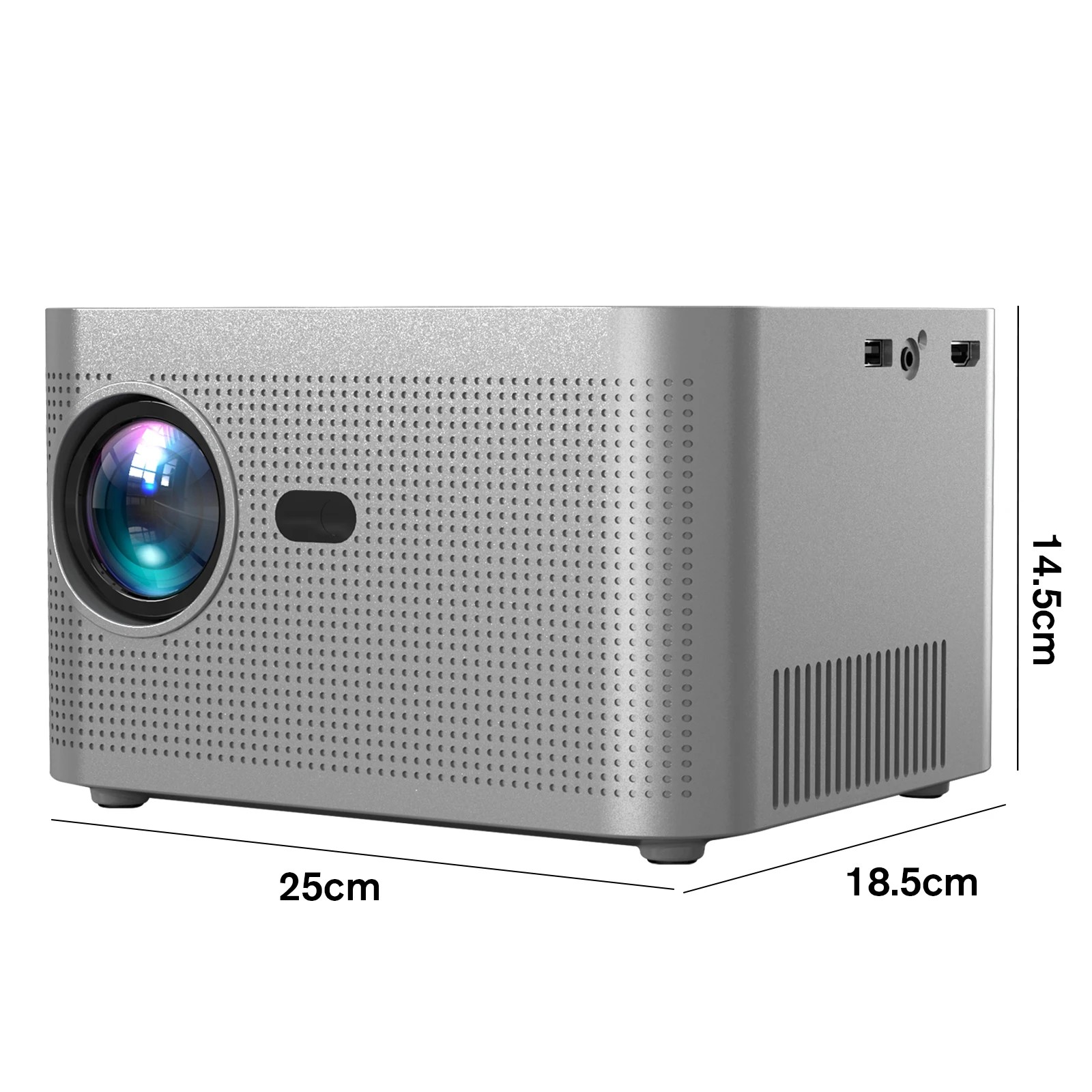 2 Advwin Video Projector and 16ft Inflatable Movie Screen Combo Outdoor Projector and Screen with Blower - Black, 2 of 6