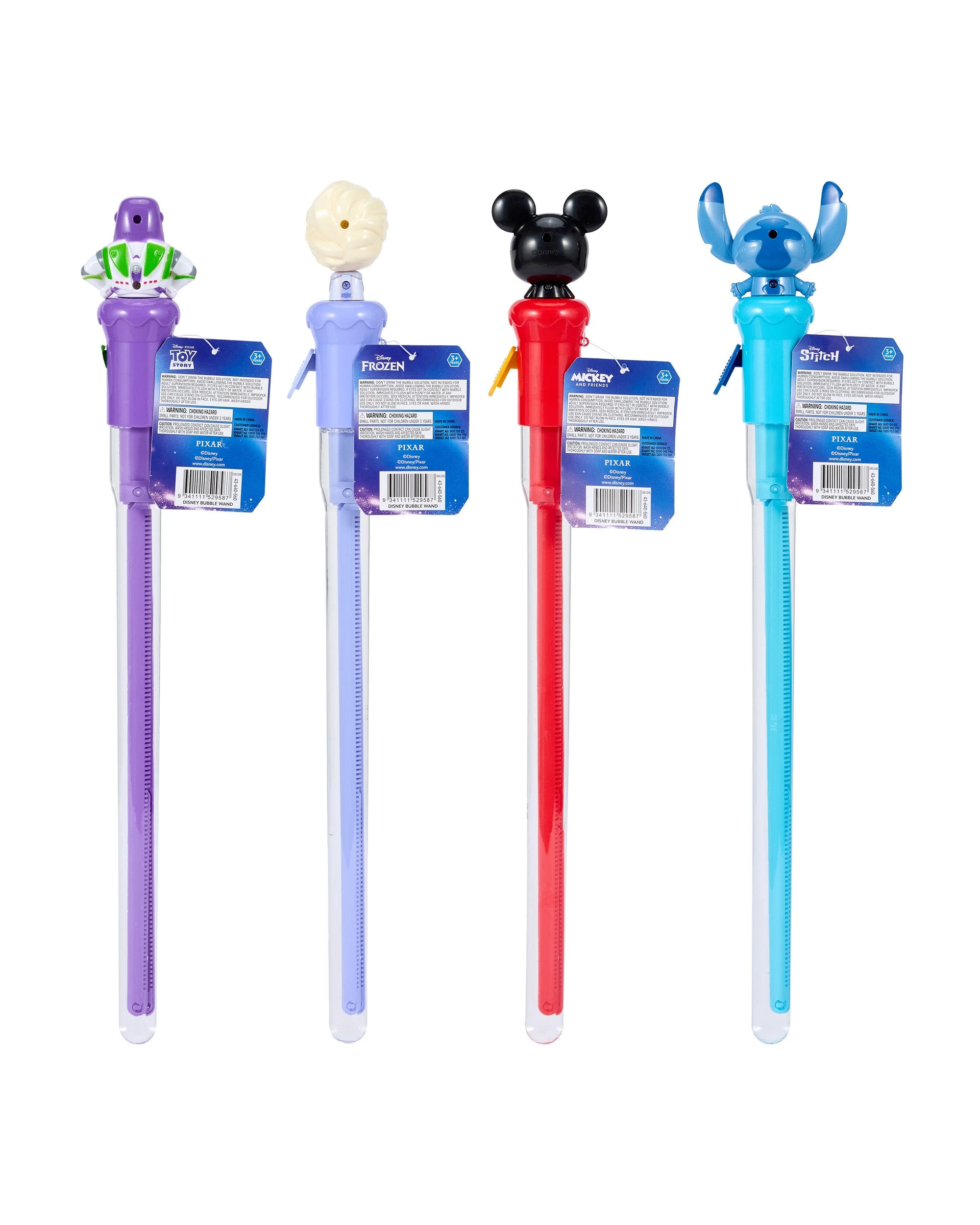 4 Disney Bubble Wand - Assorted, 4 of 4