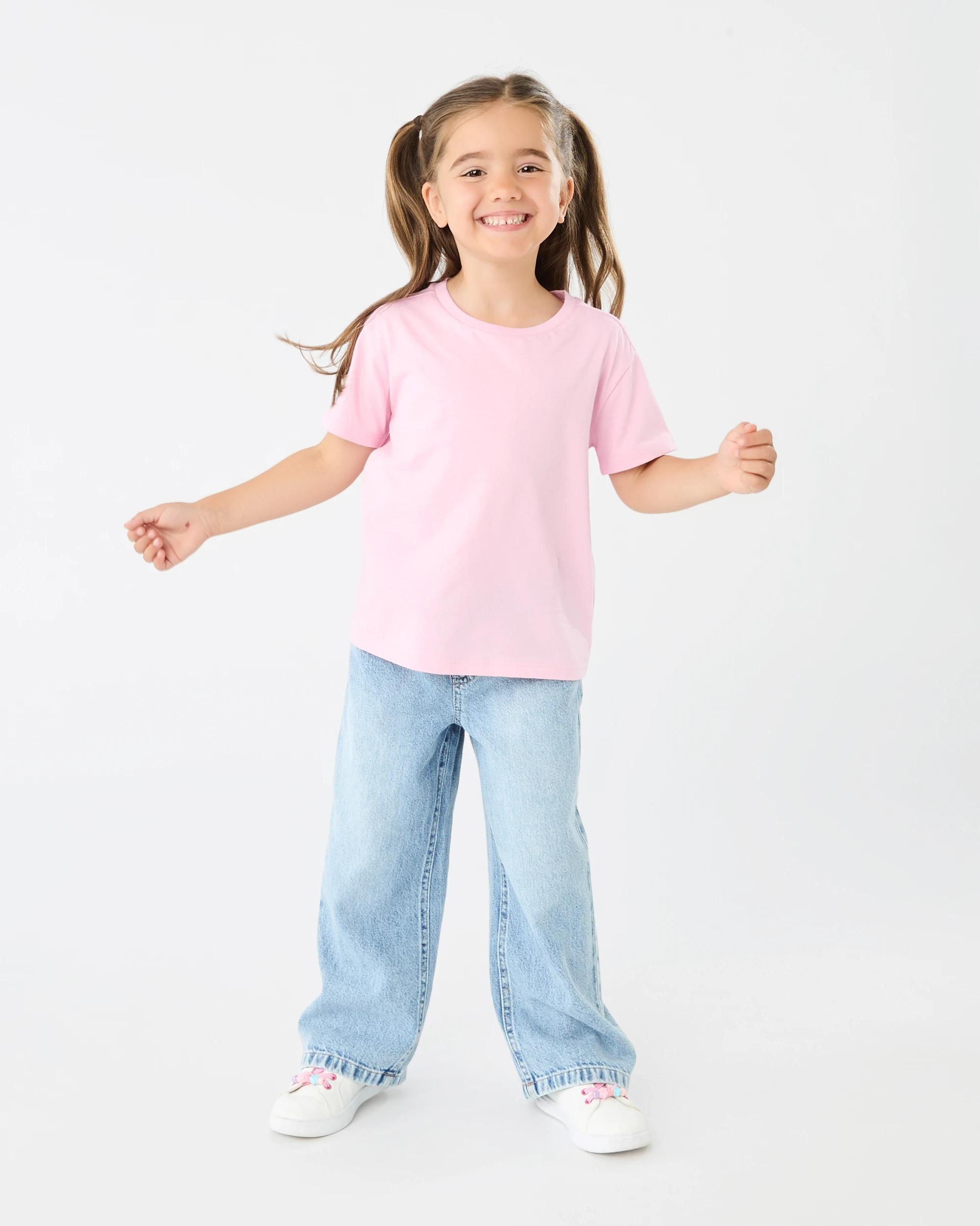 5 Plain T-shirt Rose Pink, 5 of 6