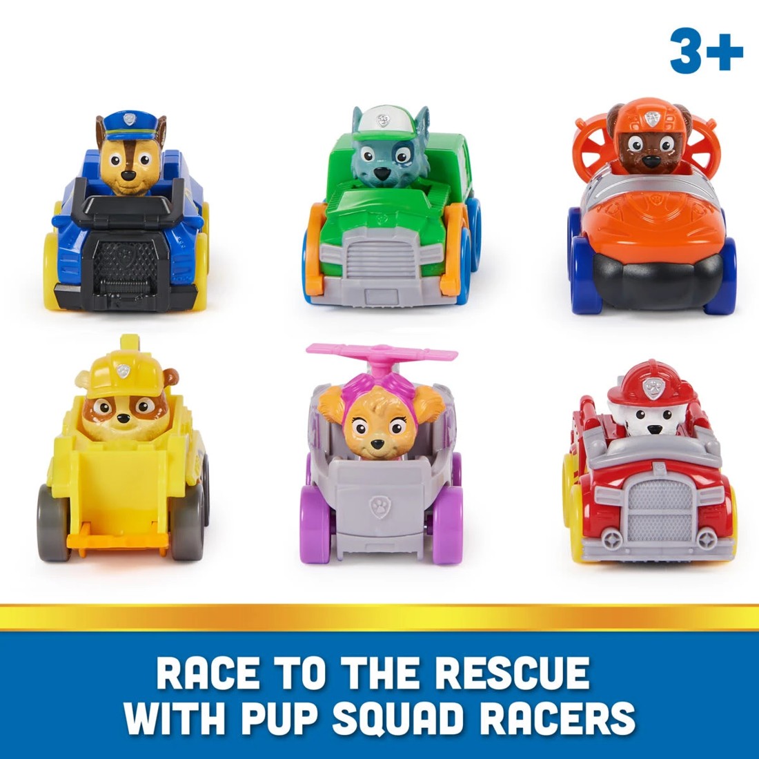 3 PAW Patrol: Pup Squad Racers Vehicle Gift Set, 3 of 8