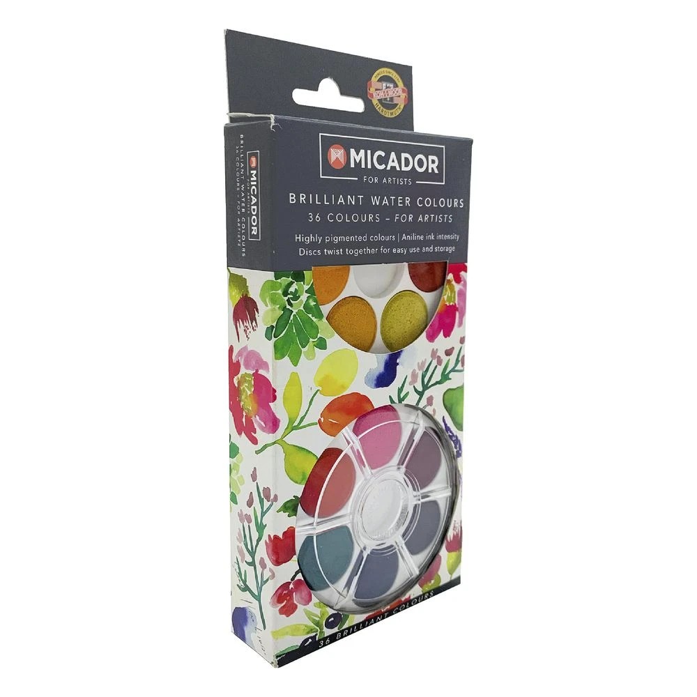 2 Micador for Artists Brilliant Watercolour Disc 36 Pack, 2 of 4