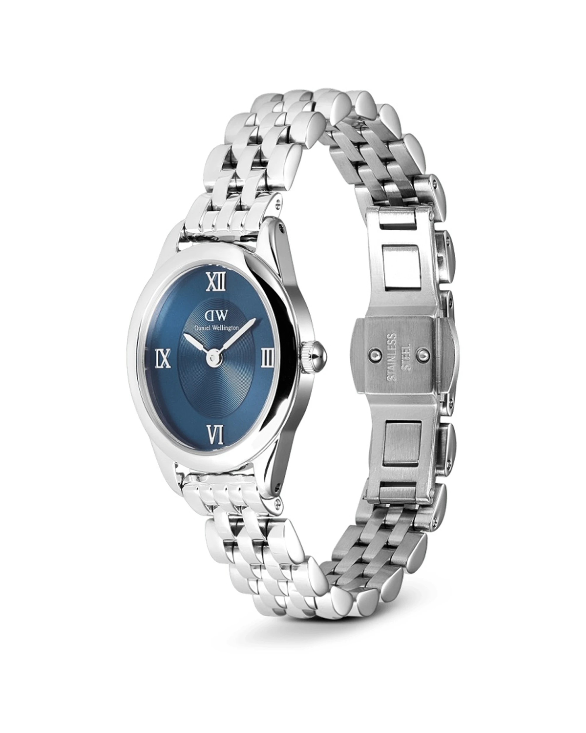 3 Daniel Wellington Ophelia Mini Arctic Silver Watch 22x25.5mm Elegant Oval Dial, 3 of 6