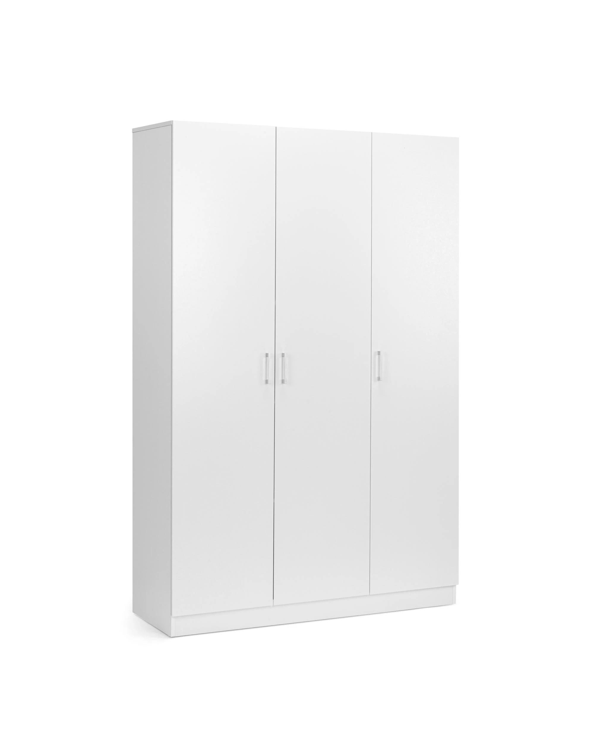 1 Kodu Ivy Pantry Cupboard Storage Cabinet 3 Door 5 Tier Shelf Multipurpose - White, 1 of 10
