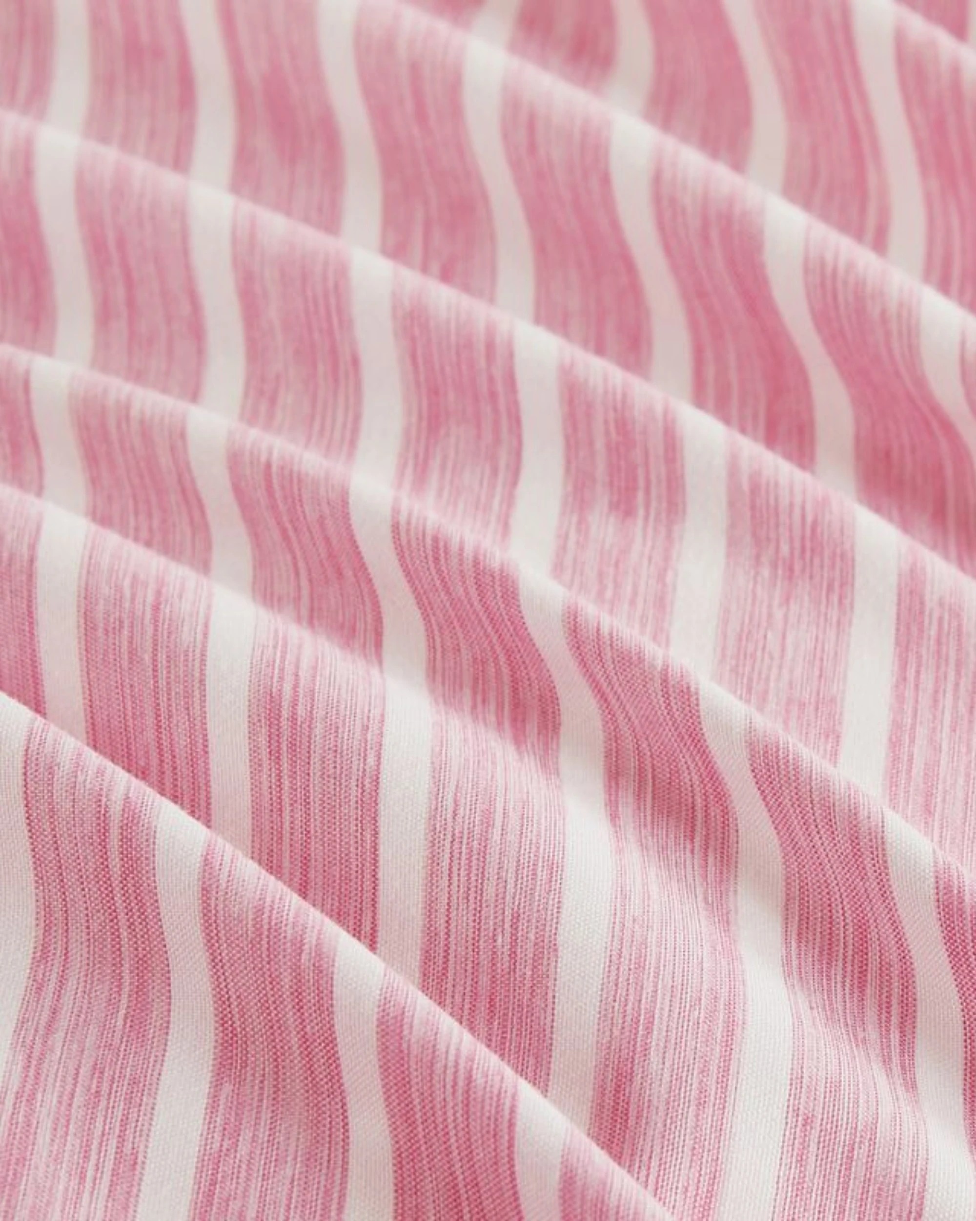 3 CleverPolly Yarn-Dyed Microfibre Quilt Cover Set - Pink Stripe - Queen Bed, 3 of 4