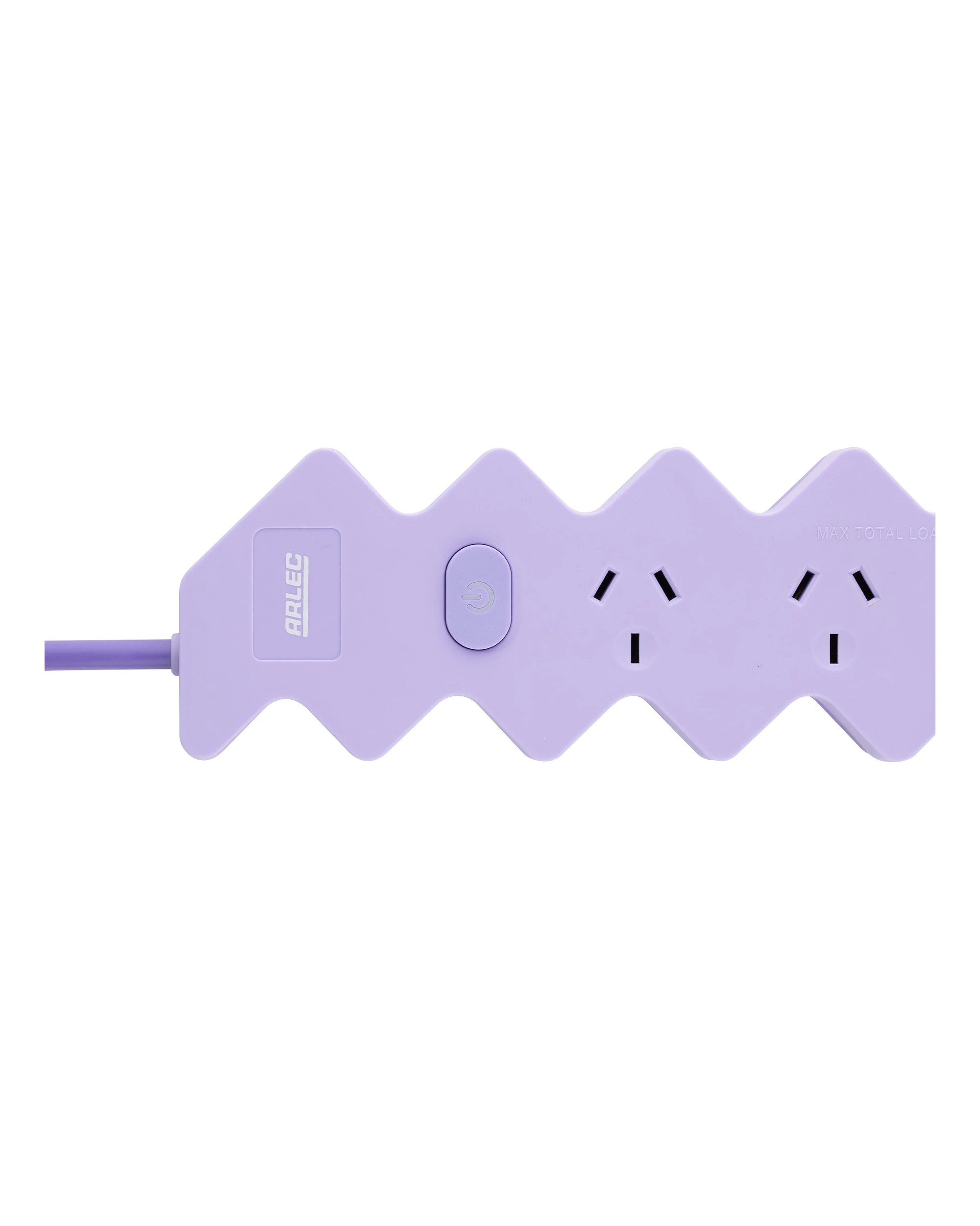 Arlec 6 Outlet Zig Zag Powerboard with Master Switch - Assorted - Kmart