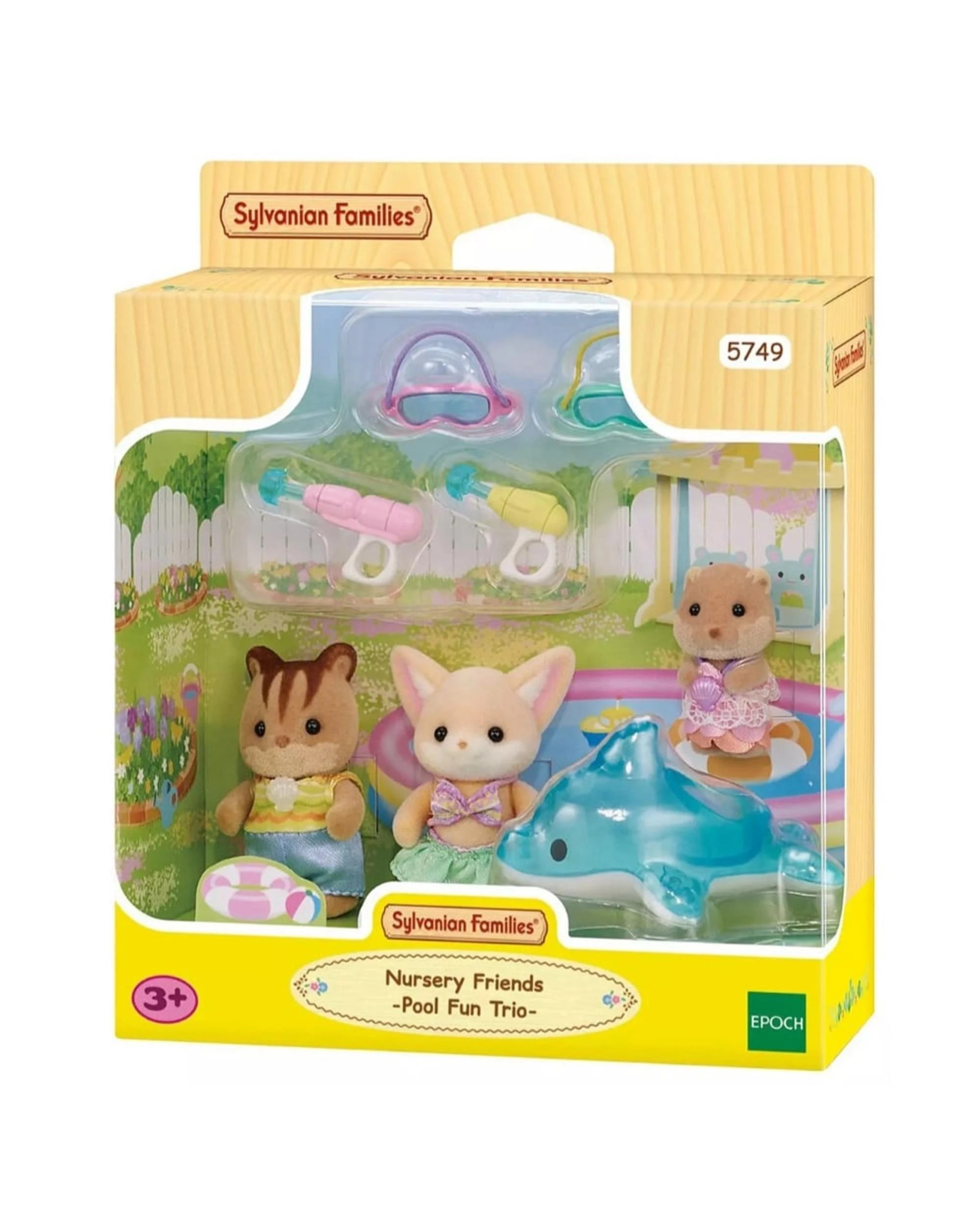 1 Sylvanian Families Nursery Friends Pool Fun Trio, 1 of 2