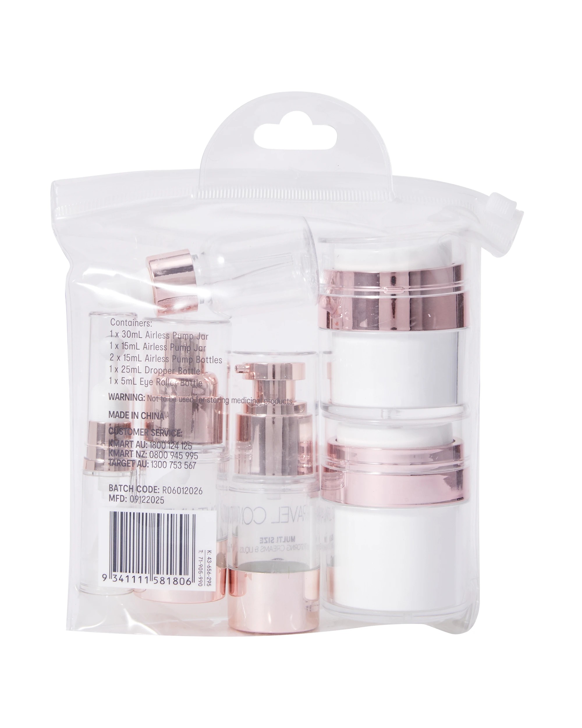 8 OXX Travel 6 Pack Travel Containers, 8 of 8